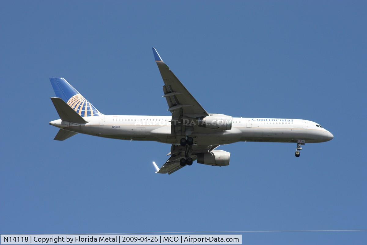 N14118, 1997 Boeing 757-224 C/N 27560, Continental 757-200