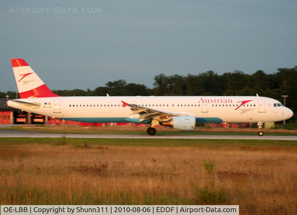 OE-LBB, 1995 Airbus A321-111 C/N 570, Taking off rwy 18