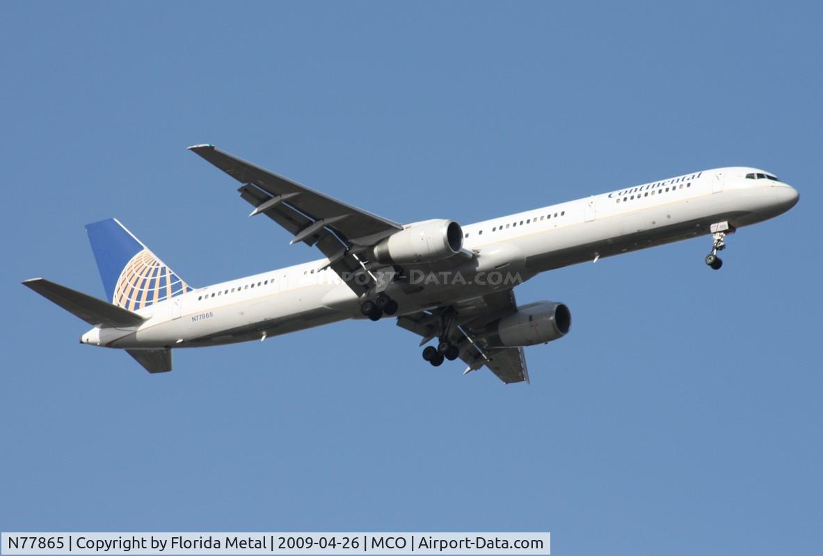 N77865, 2002 Boeing 757-33N C/N 32589, Continental 757-300