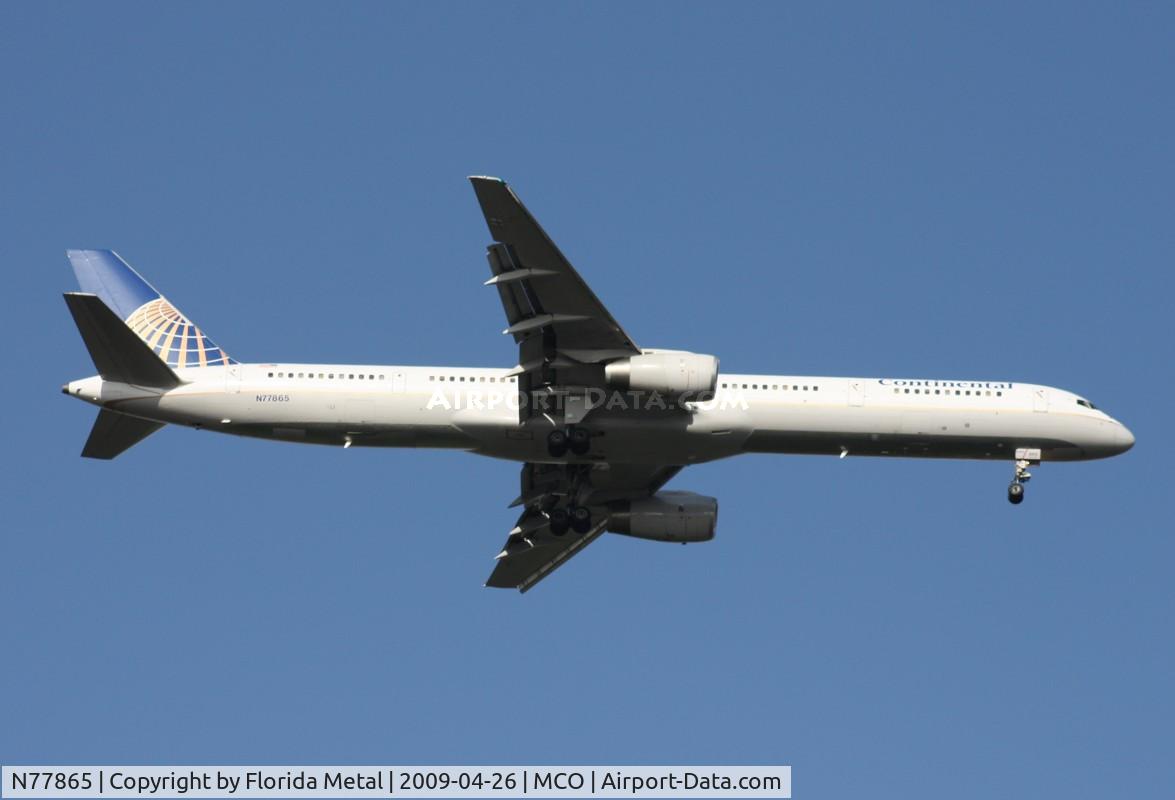 N77865, 2002 Boeing 757-33N C/N 32589, Continental 757-300