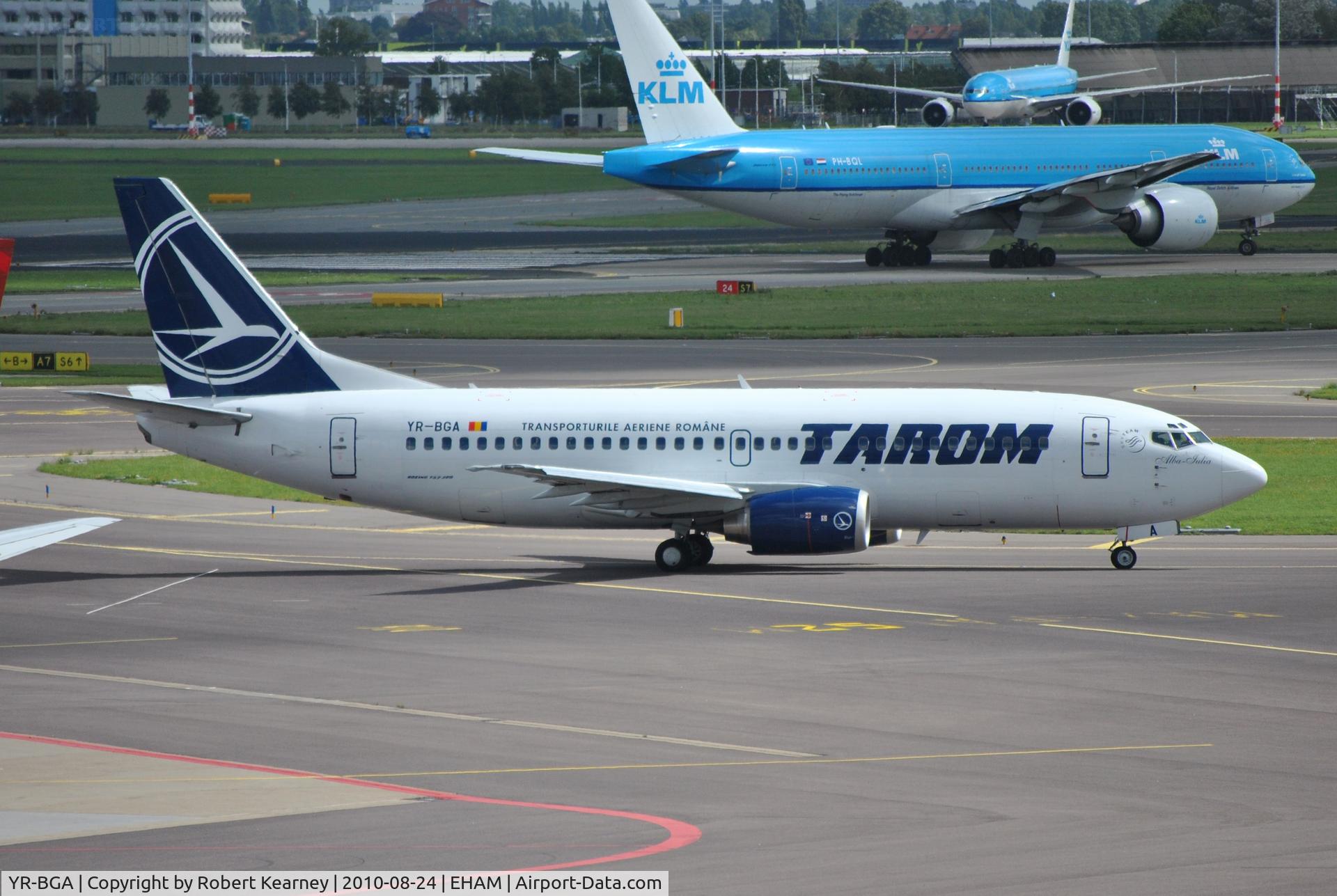YR-BGA, 1993 Boeing 737-38J C/N 27179, Tarom taxiing out for departure