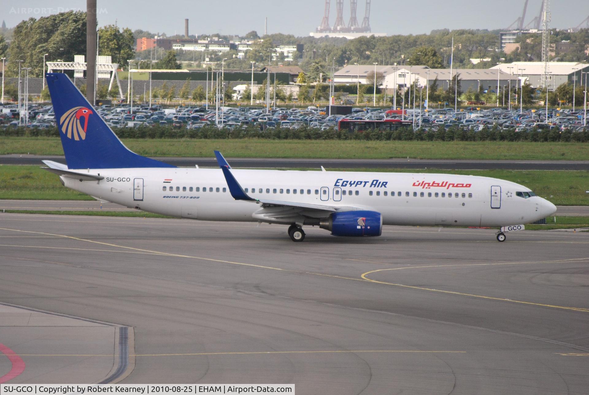 SU-GCO, 2007 Boeing 737-866 C/N 35561, EgyptAir heading for take-off