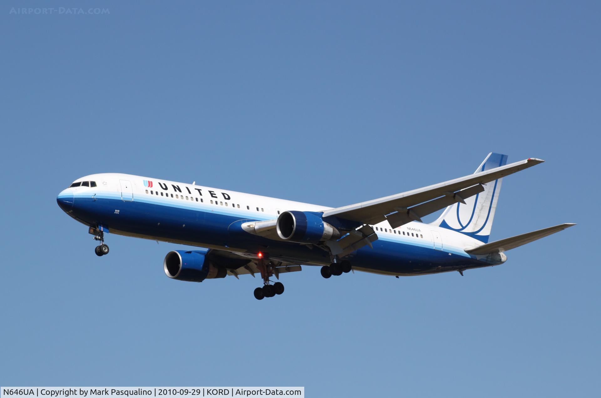 N646UA, 1992 Boeing 767-322/ER C/N 25283, Boeing 767-300