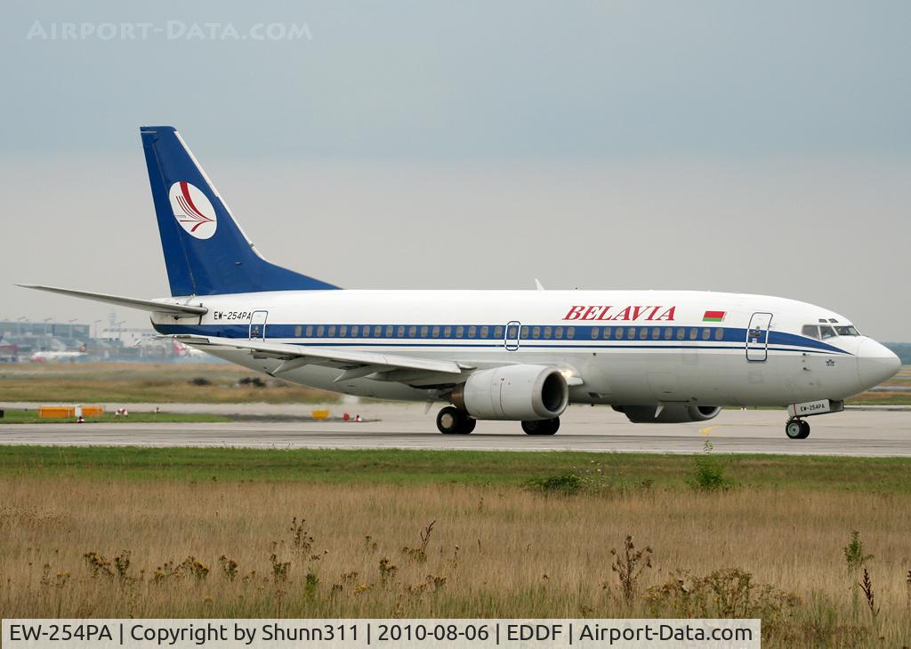 EW-254PA, 1993 Boeing 737-3Q8 C/N 26294, Ready for take off rwy 18