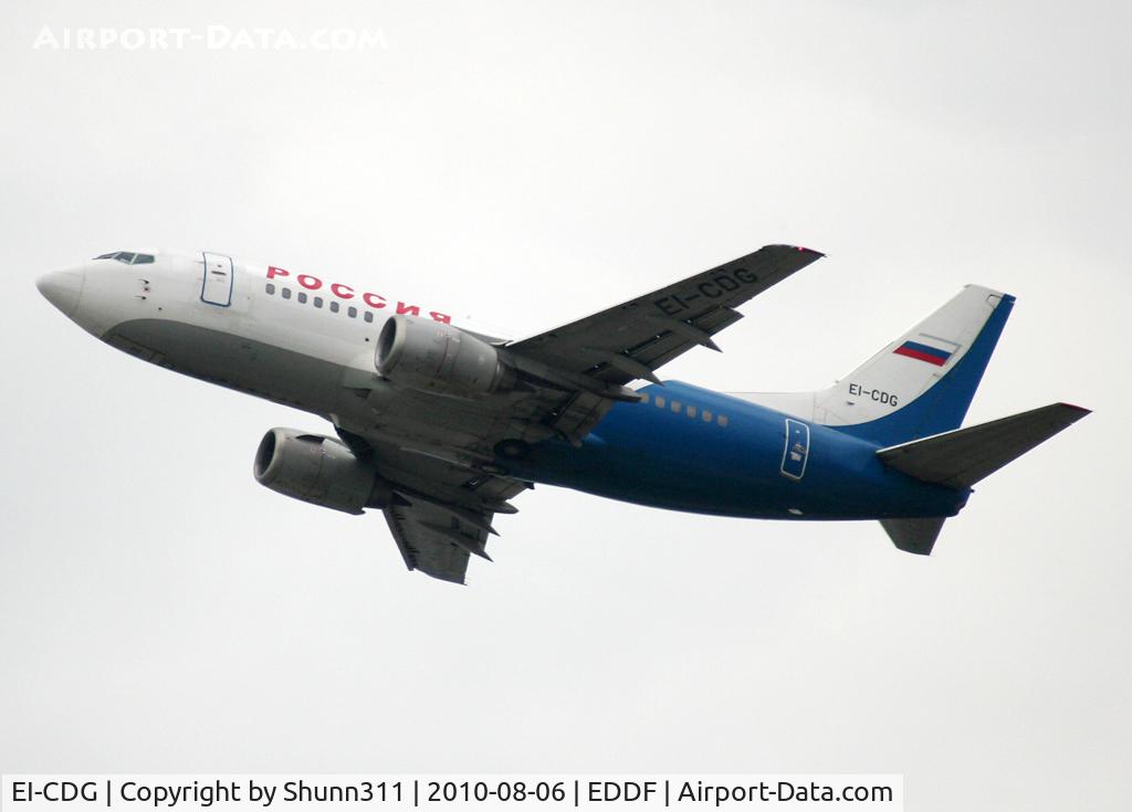 EI-CDG, 1992 Boeing 737-548 C/N 25738, Taking off rwy 25R