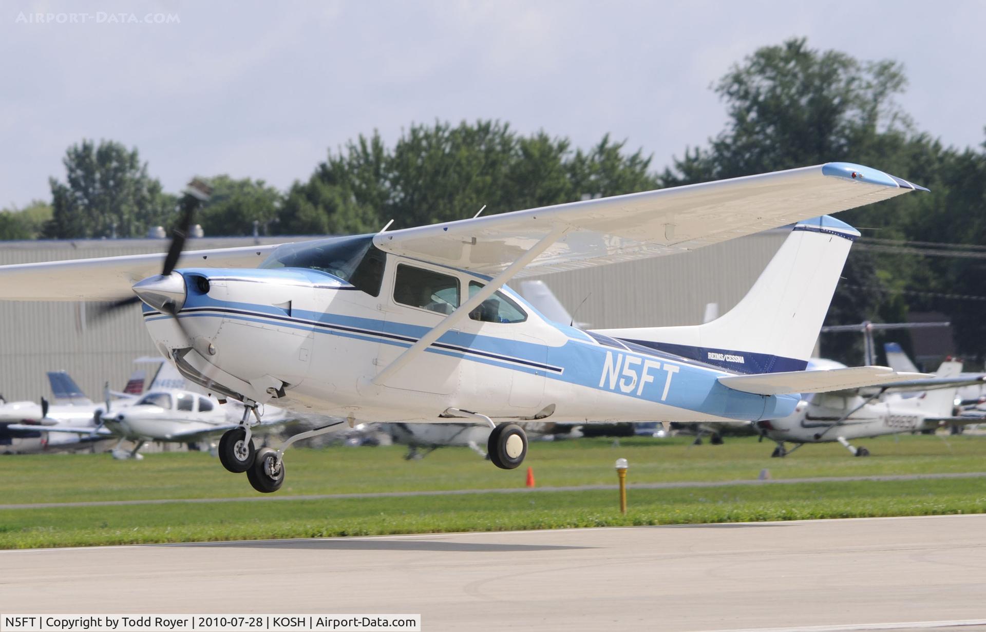 N5FT, 1981 Reims FR182 C/N 0066, EAA AIRVENTURE 2010