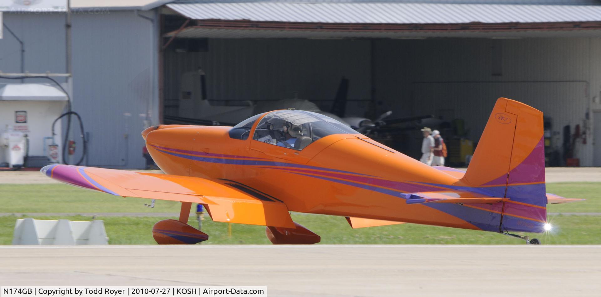 N174GB, Vans RV-7 C/N 72504, EAA AIRVENTURE 2010