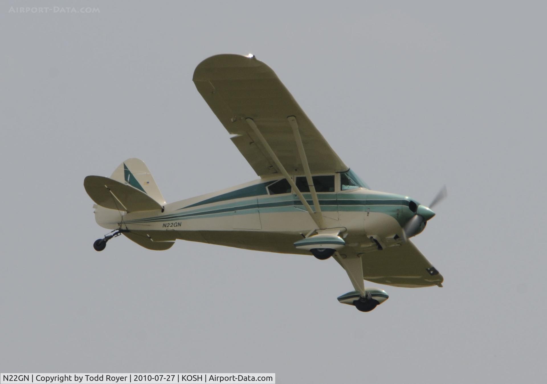 N22GN, 1956 Piper PA-22-150 Tri-Pacer C/N 22-3948, EAA AIRVENTURE 2010