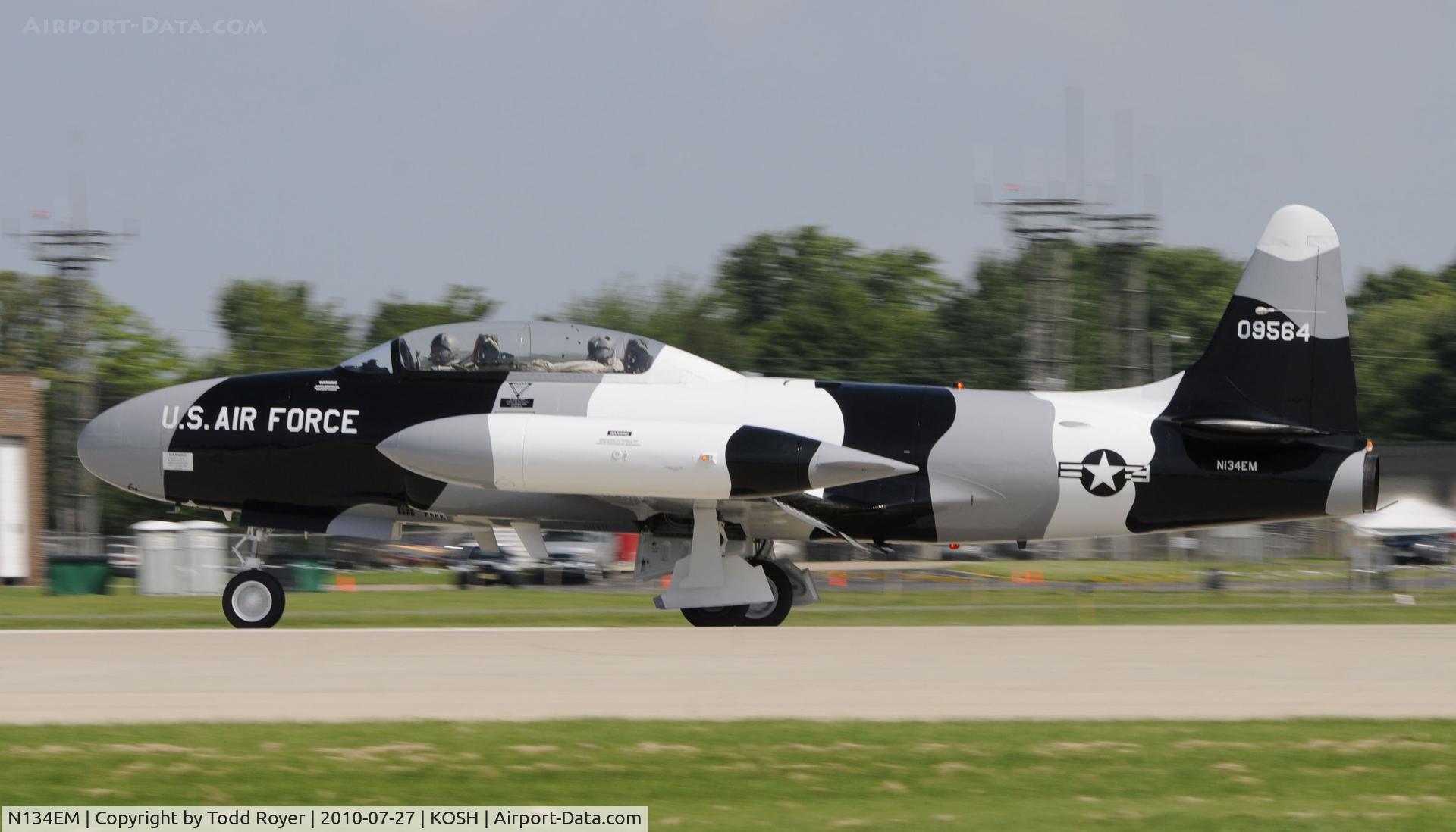 N134EM, Canadair CT-133 Silver Star 3 (CL-30) C/N T33-564, EAA AIRVENTURE 2010