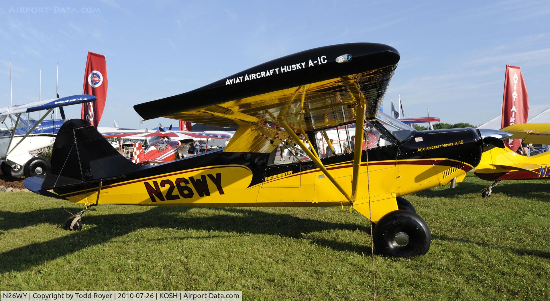 N26WY, Aviat A-1C-180 Husky C/N 3102, EAA AIRVENTURE 2010