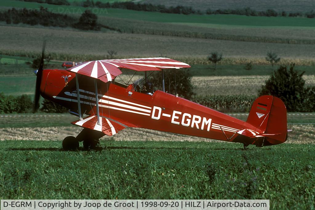D-EGRM, CASA 1-131E Jungmann C/N 2143, participant to the 'Oldtimertreffen' at Hilzingen bei Singen.