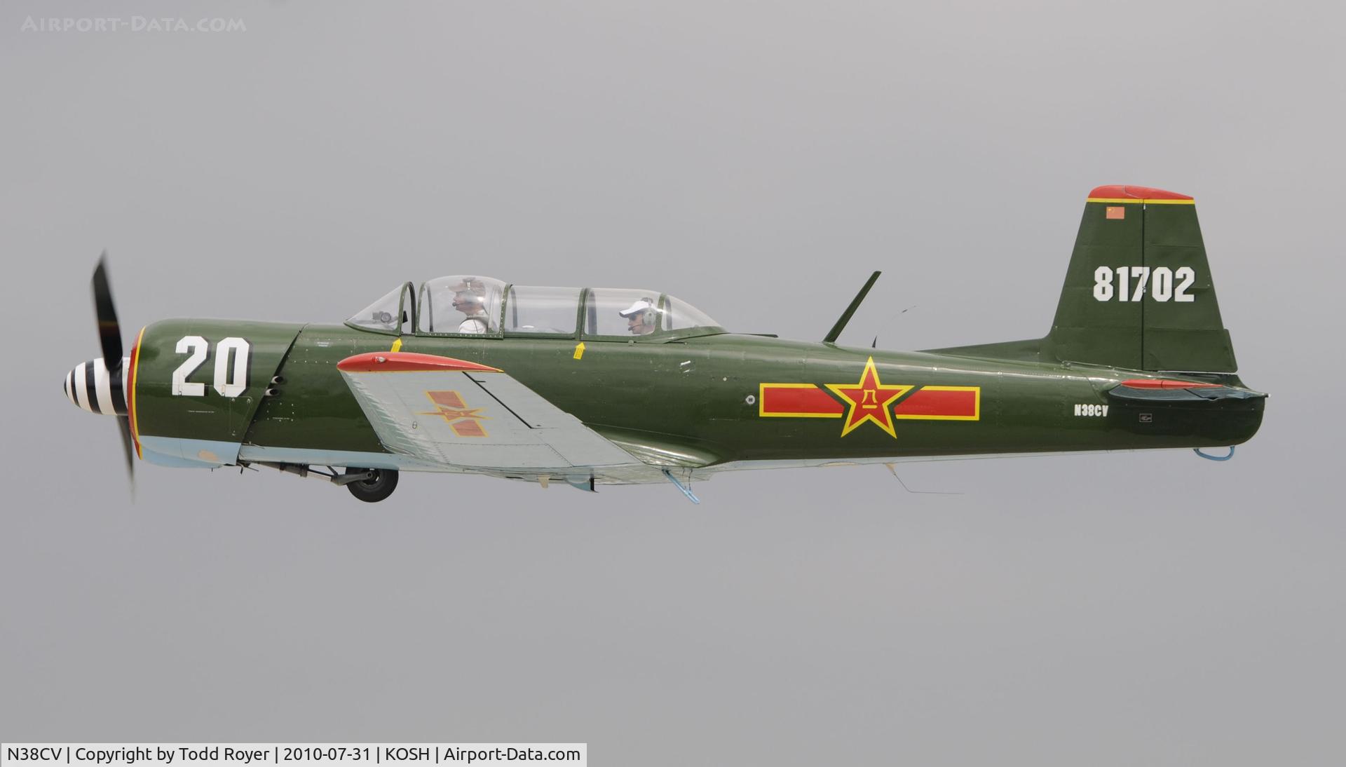 N38CV, Nanchang CJ-6 C/N 2432073, EAA AIRVENTURE 2010