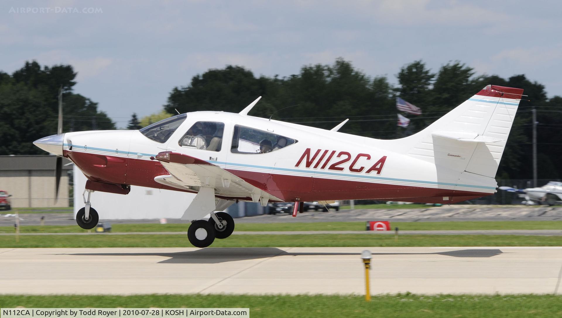 N112CA, 1972 Aero Commander 112 C/N 23, EAA AIRVENTURE 2010