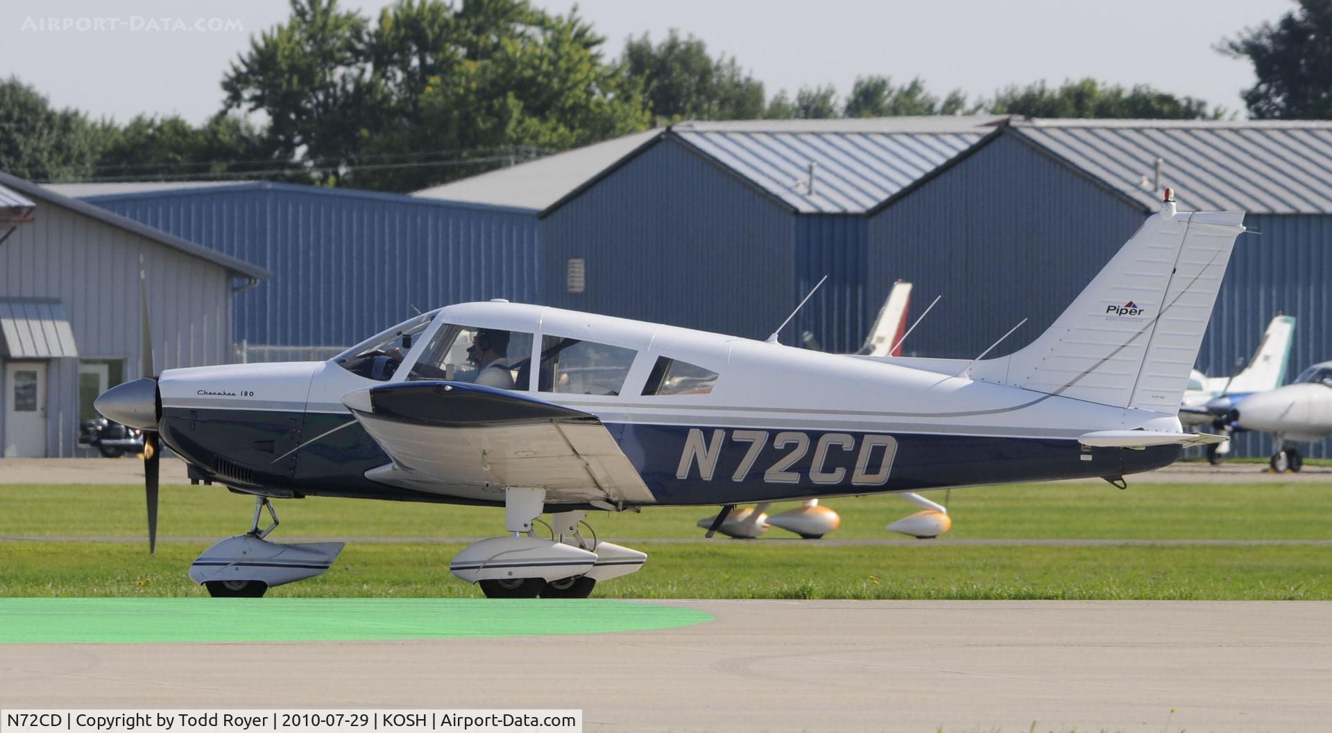 N72CD, 1971 Piper PA-28-180 C/N 28-7205013, EAA AIRVENTURE 2010