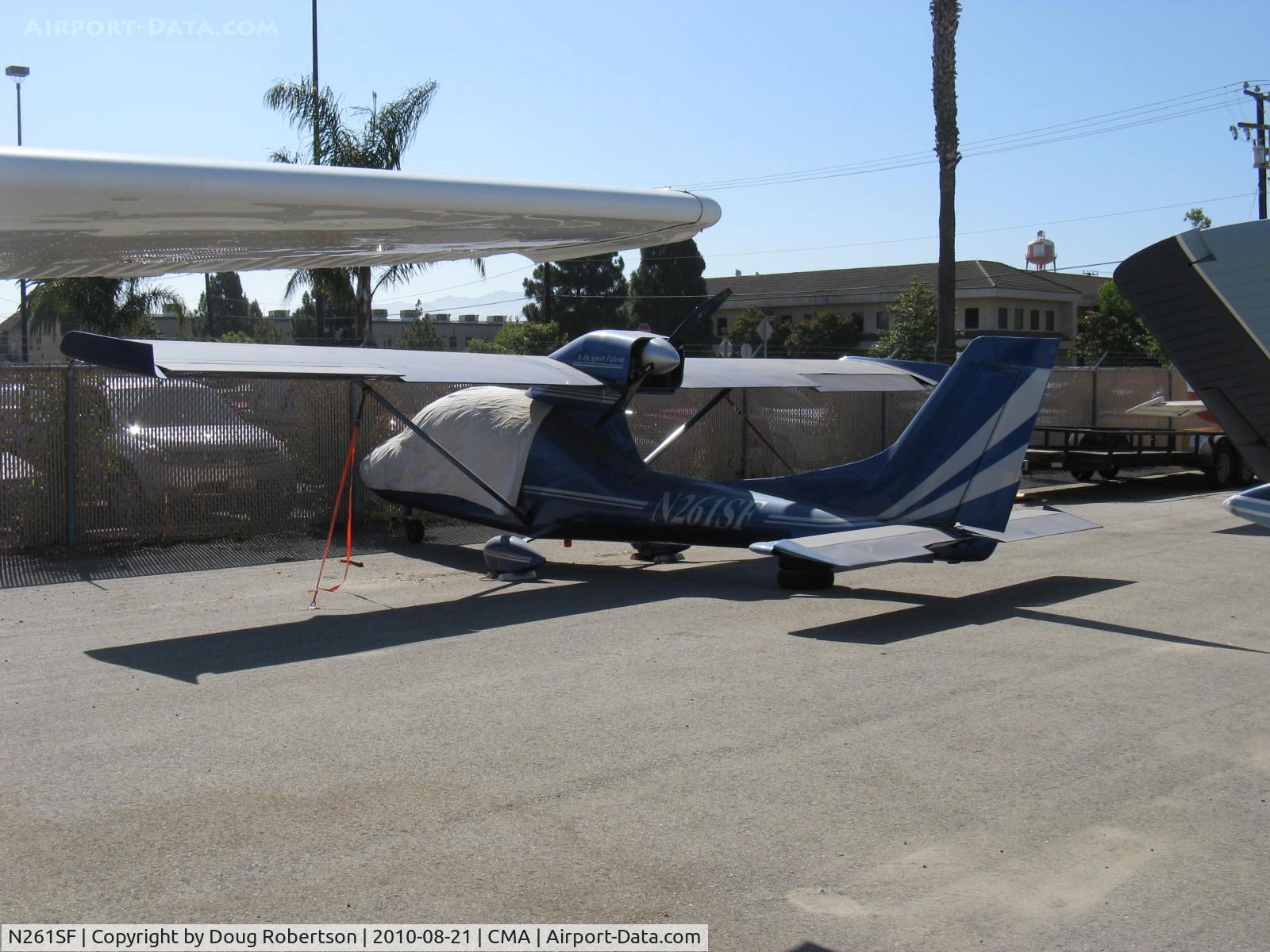 N261SF, Aviadesign A-16 Sport Falcon C/N 002, 2008 Falcon Aircraft, Inc. A16 SPORT FALCON, Rotax 912S 100 Hp pusher, c/n 002 LSA-see N166SF