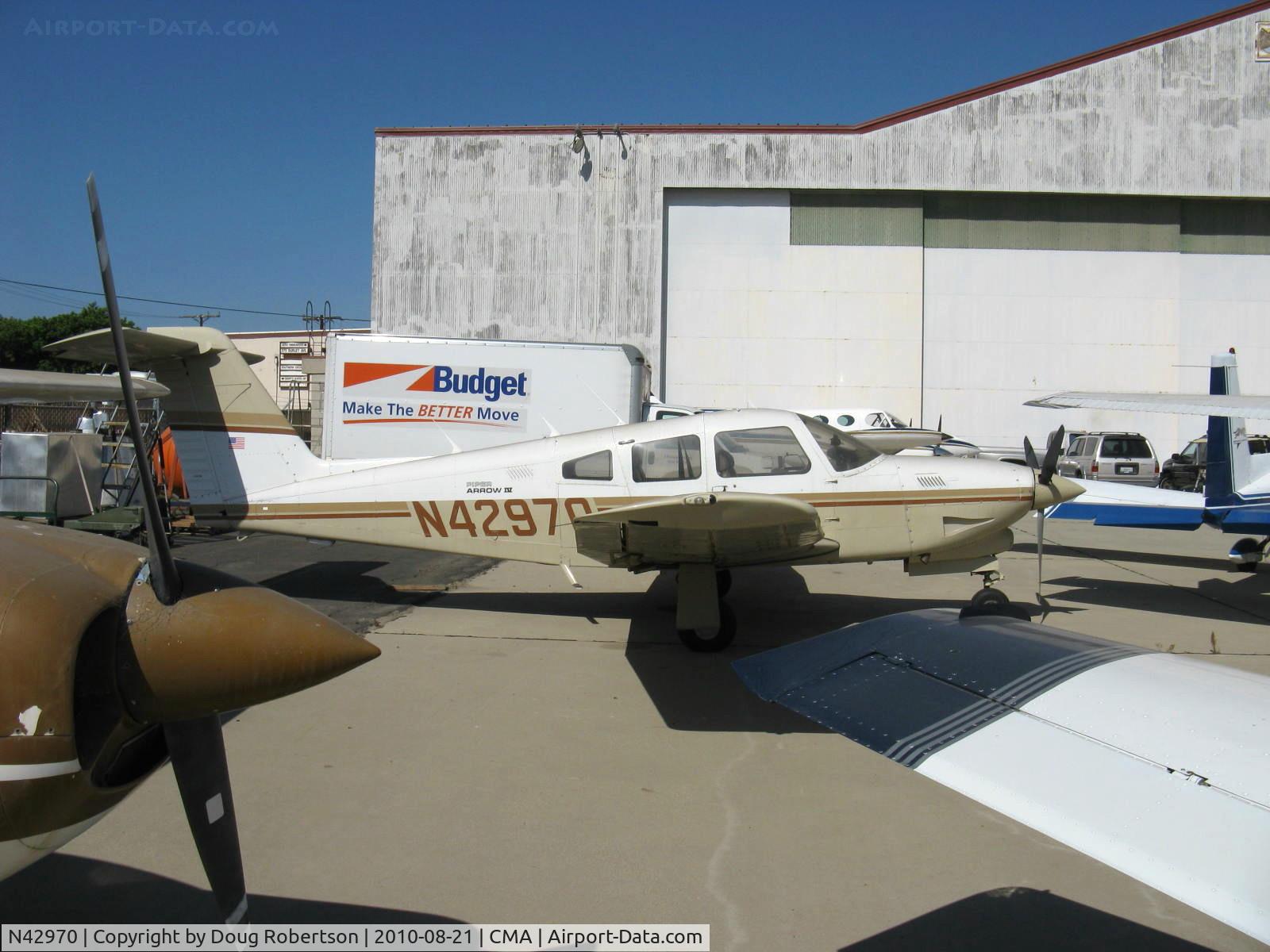 N42970, 1983 Piper PA-28RT-201T Arrow IV C/N 28R-8331030, 1983 Piper PA-28RT-201T TURBO ARROW IV, Continental TSIO-360-FB 200 Hp