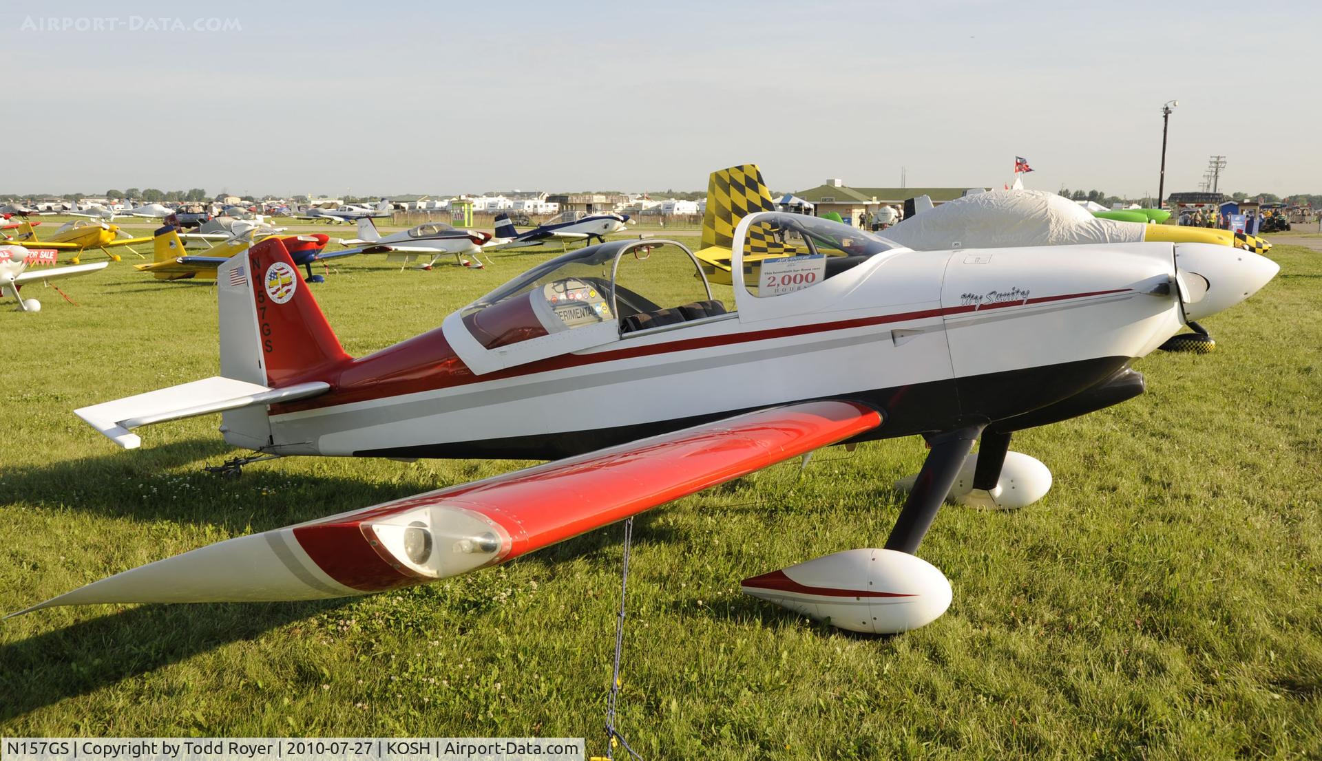 N157GS, 1997 Vans RV-6 C/N 20480, EAA AIRVENTURE 2010
