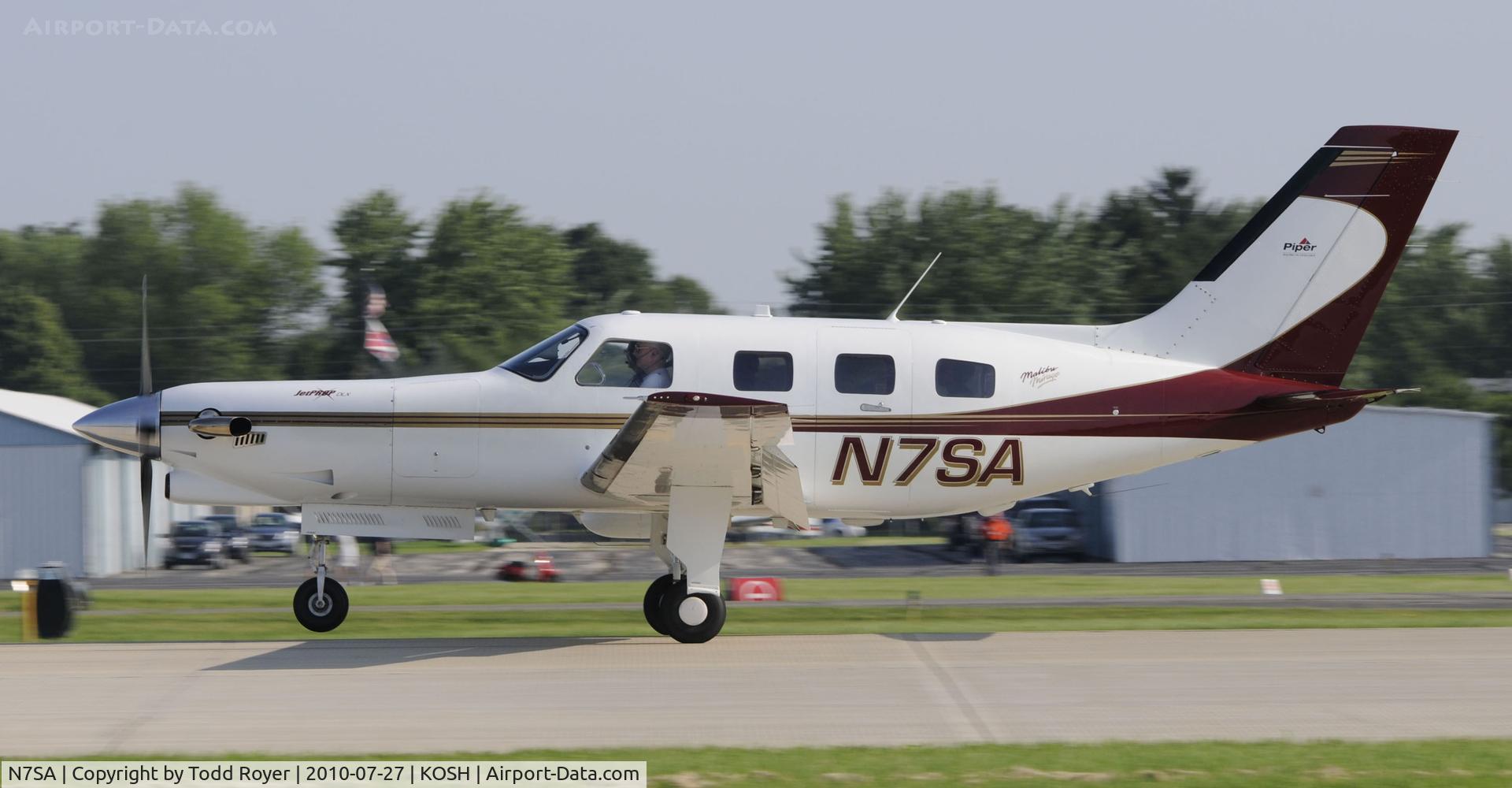 N7SA, 1998 Piper PA-46-350P Malibu Mirage C/N 4636185, EAA AIRVENTURE 2010