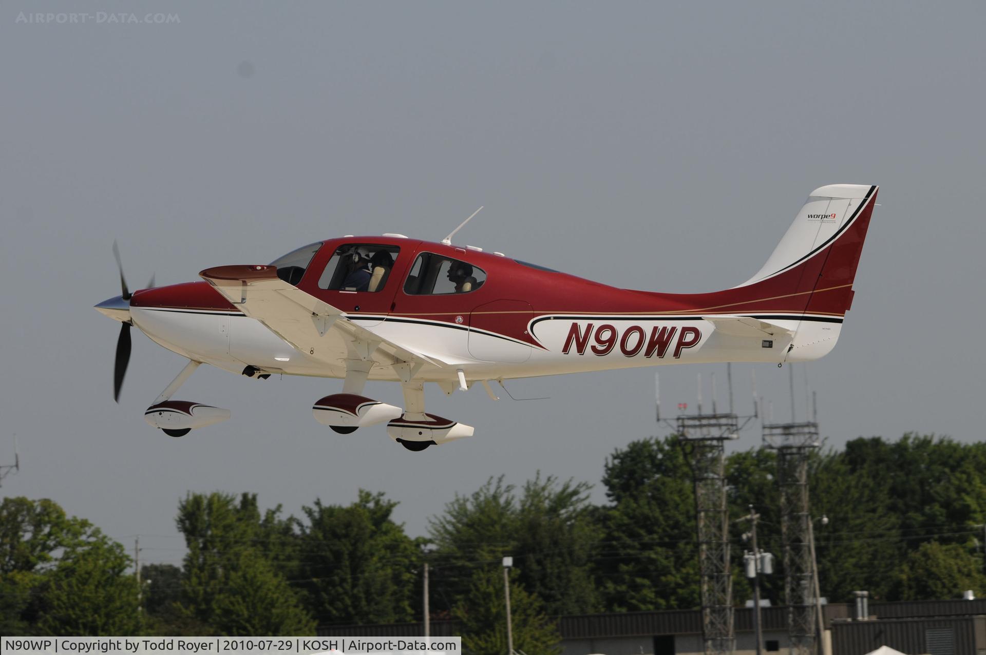 N90WP, 2005 Cirrus SR22 G2 C/N 1398, EAA AIRVENTURE 2010