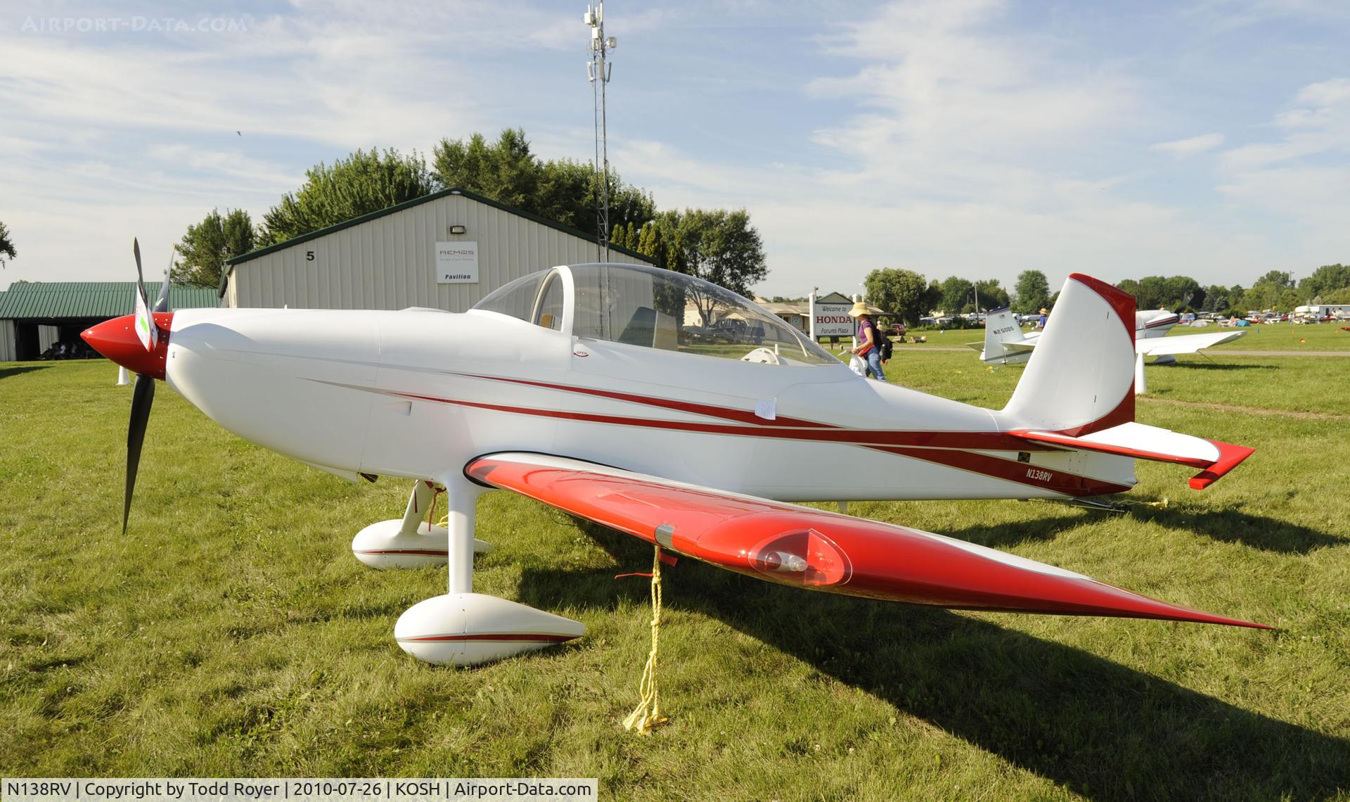 N138RV, Vans RV-8 C/N 82024, EAA AIRVENTURE 2010