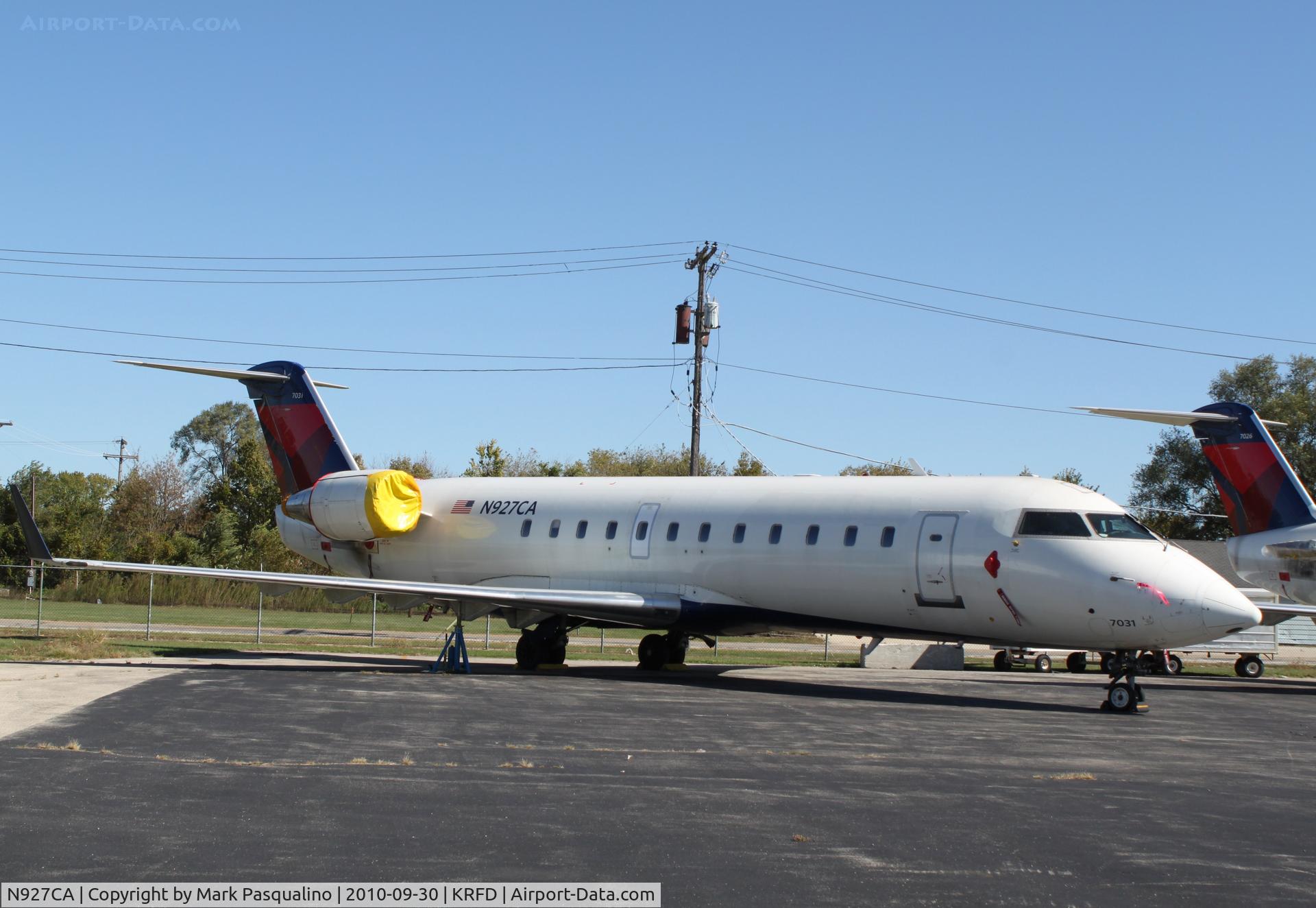 N927CA, 1993 Canadair CRJ-100ER (CL-600-2B19) C/N 7031, CL-600-2B19
