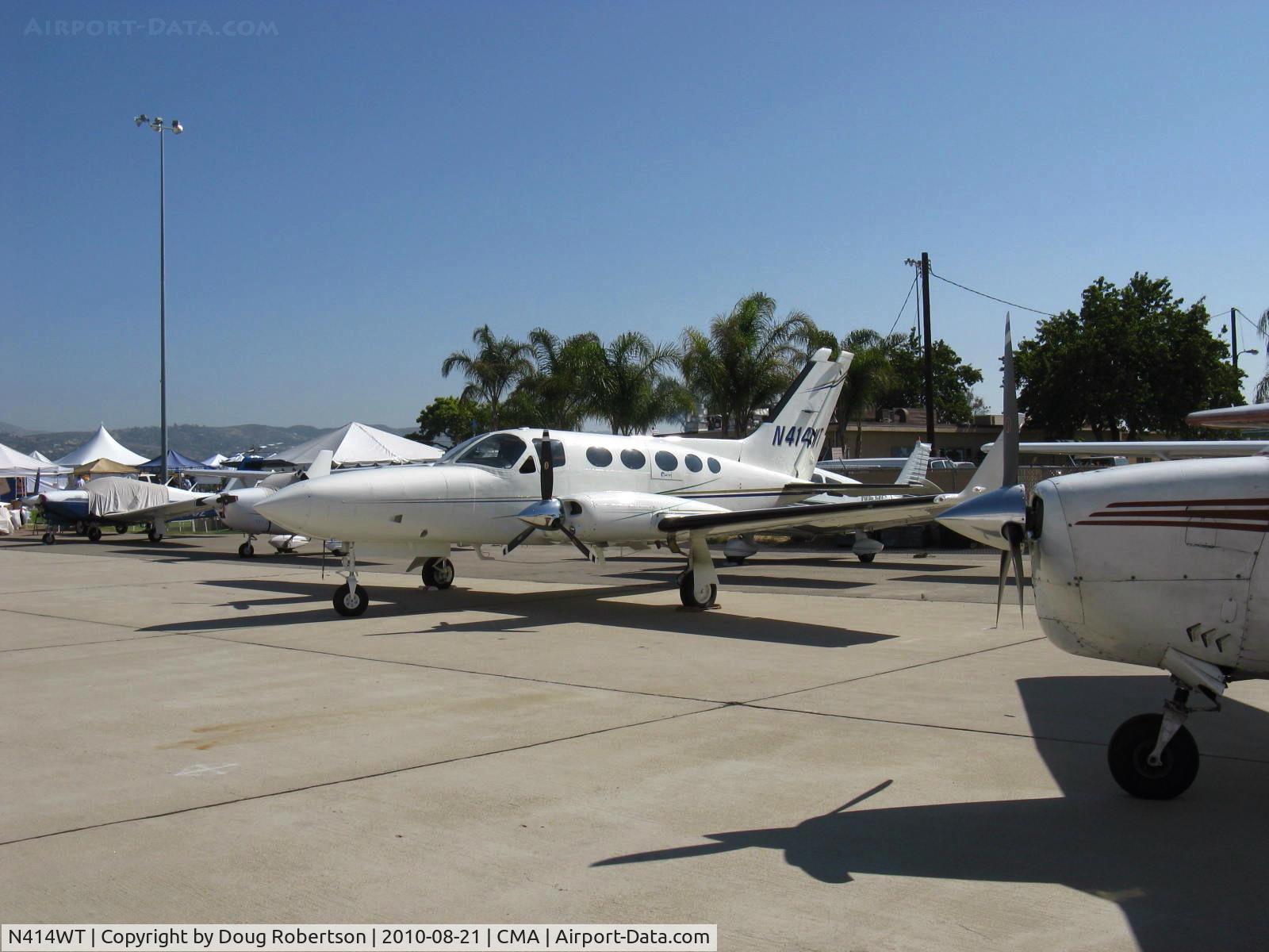 N414WT, 1978 Cessna 414A Chancellor C/N 414A0046, 1978 Cessna 414A CHANCELLOR, two Continental TSIO-520-NB 310 Hp each