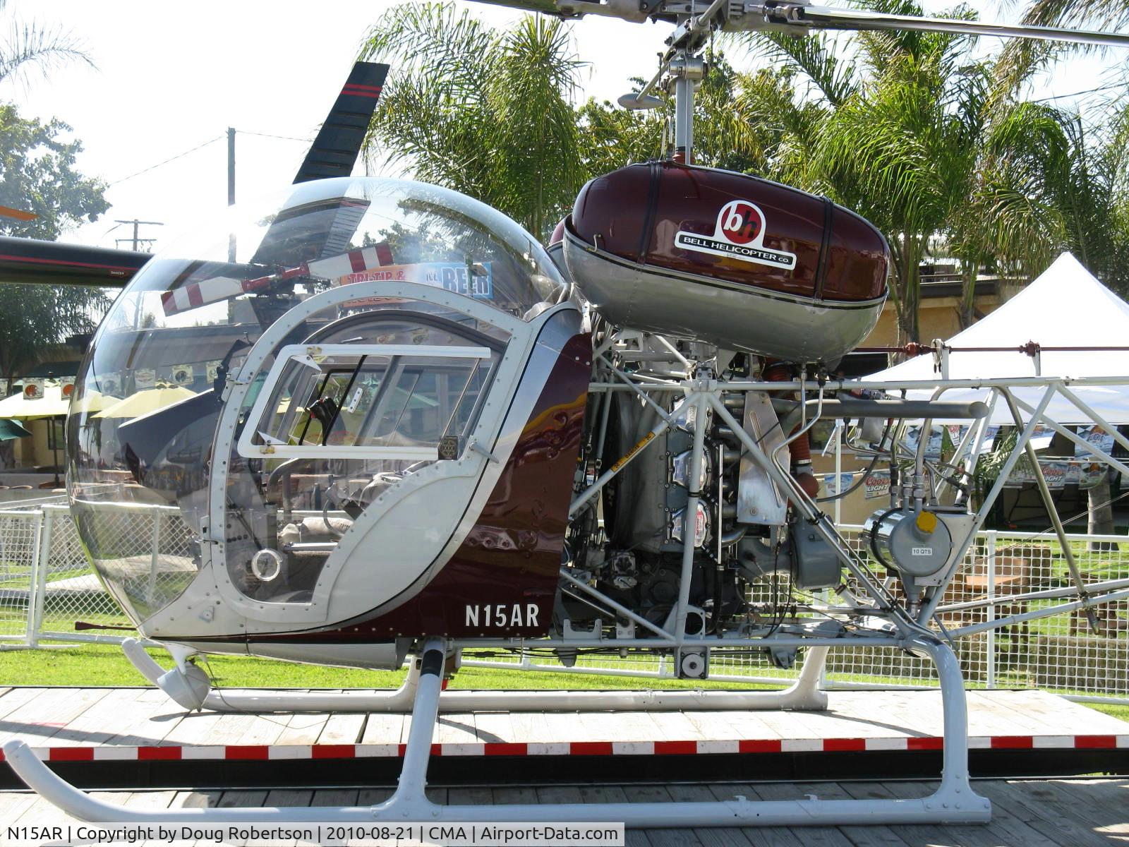 N15AR, 1963 Bell 47G-3B-1 Sioux C/N 2815, 1963 Bell 47G-3B-1 TROOPER version of Army OH-13S SIOUX, Lycoming TVO-435-A1A 260 hp