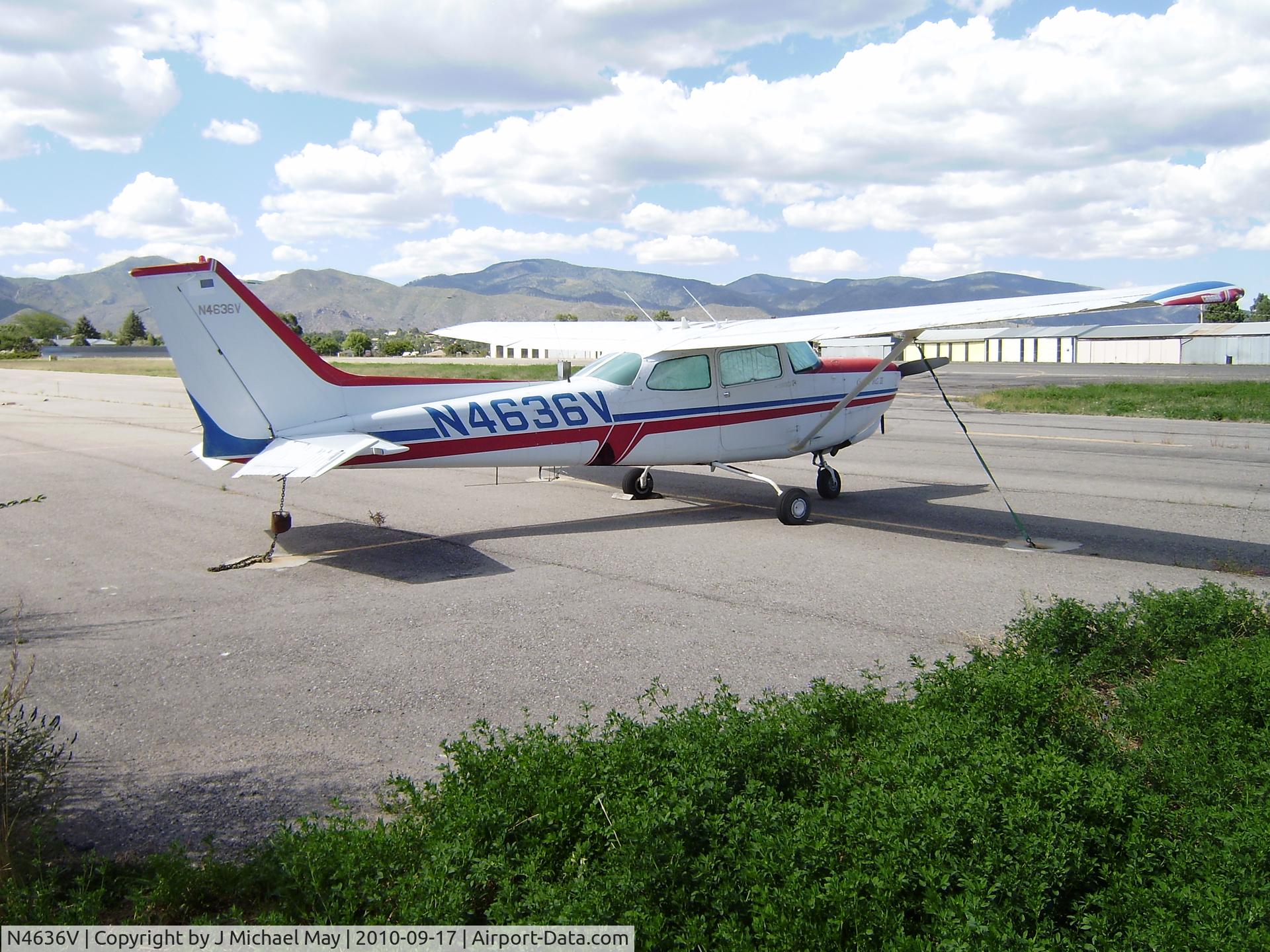 N4636V, 1980 Cessna 172RG Cutlass RG C/N 172RG0345, C/N 172RG0345
Co-Owned
Standing at Los Alamos, NM airport.