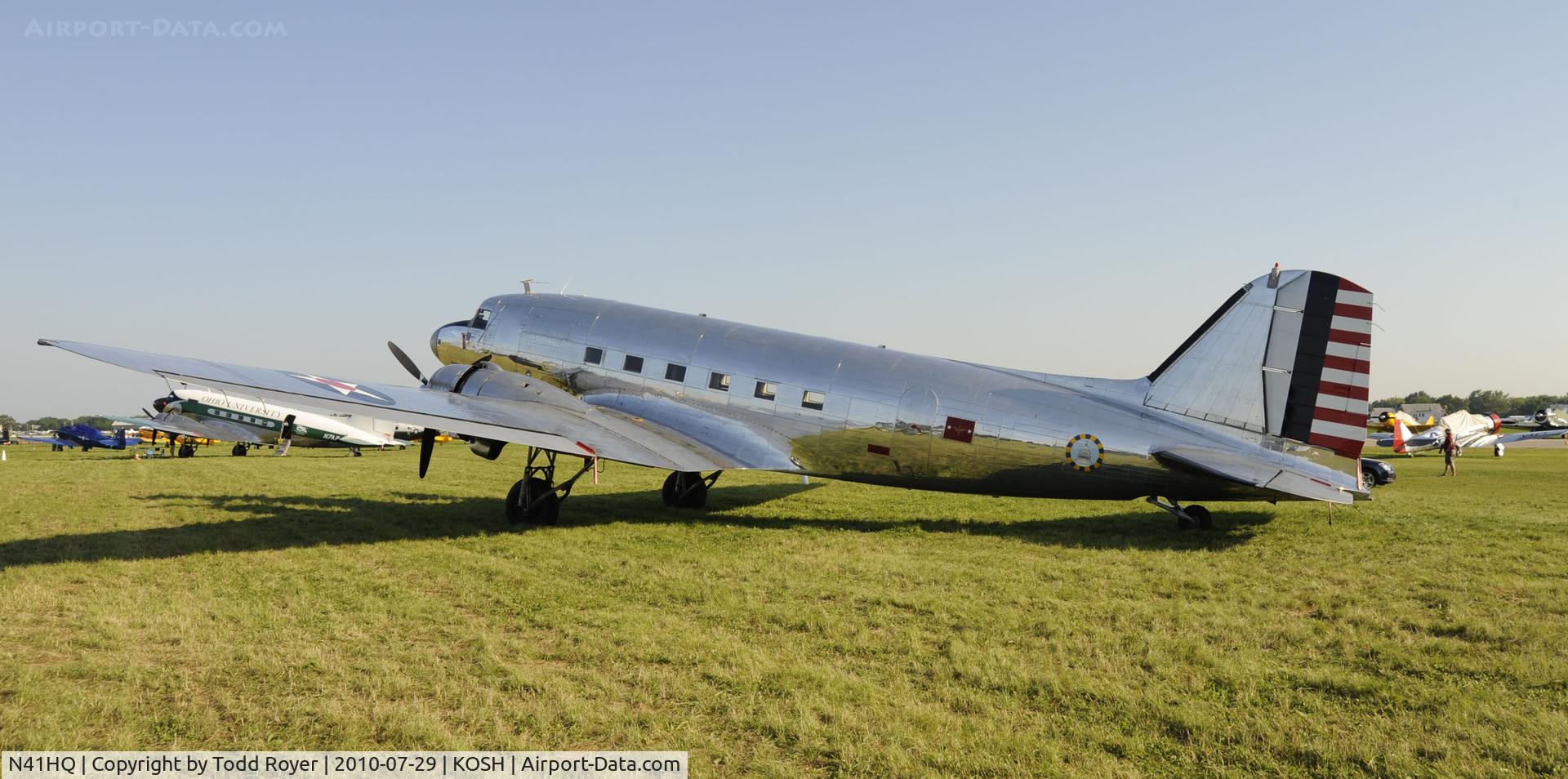 N41HQ, Douglas DC-3A C/N 2053, EAA AIRVENTURE 2010