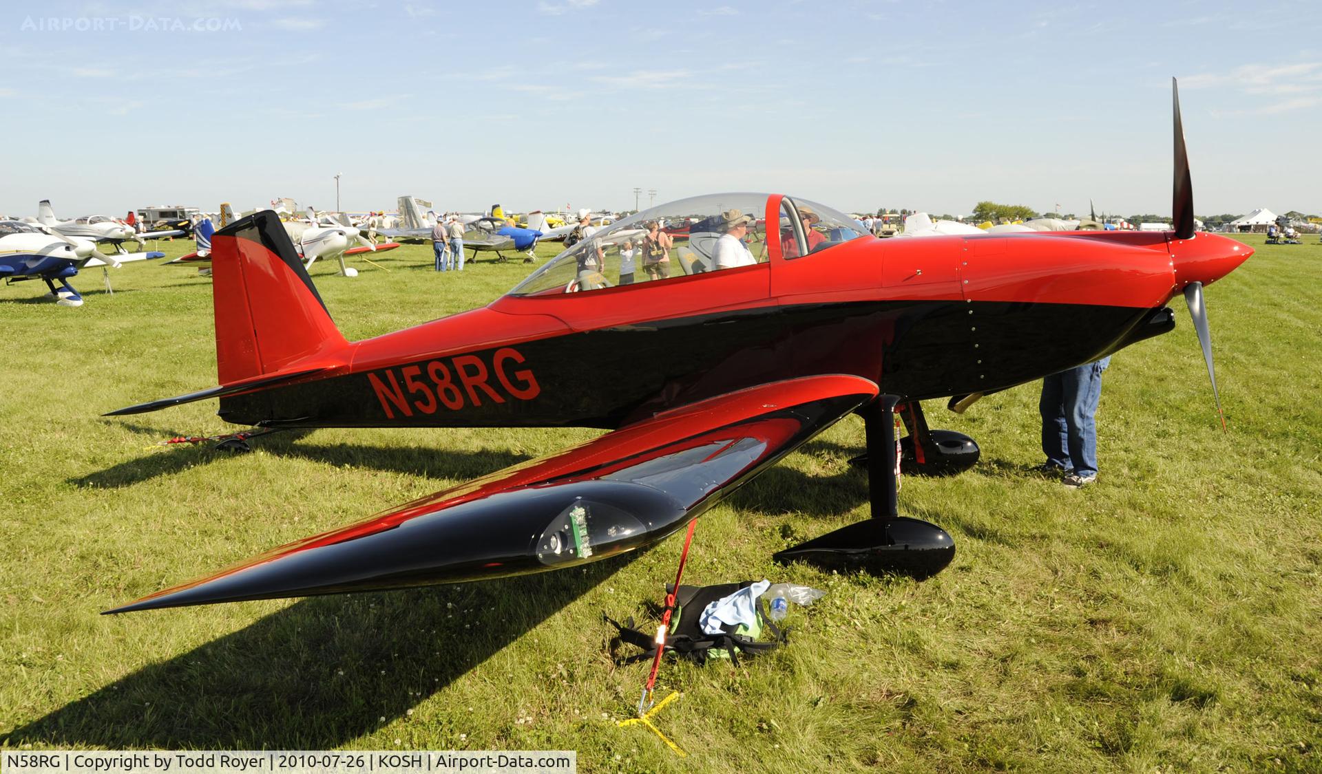 N58RG, Vans RV-8 C/N 80067, EAA AIRVENTURE 2010