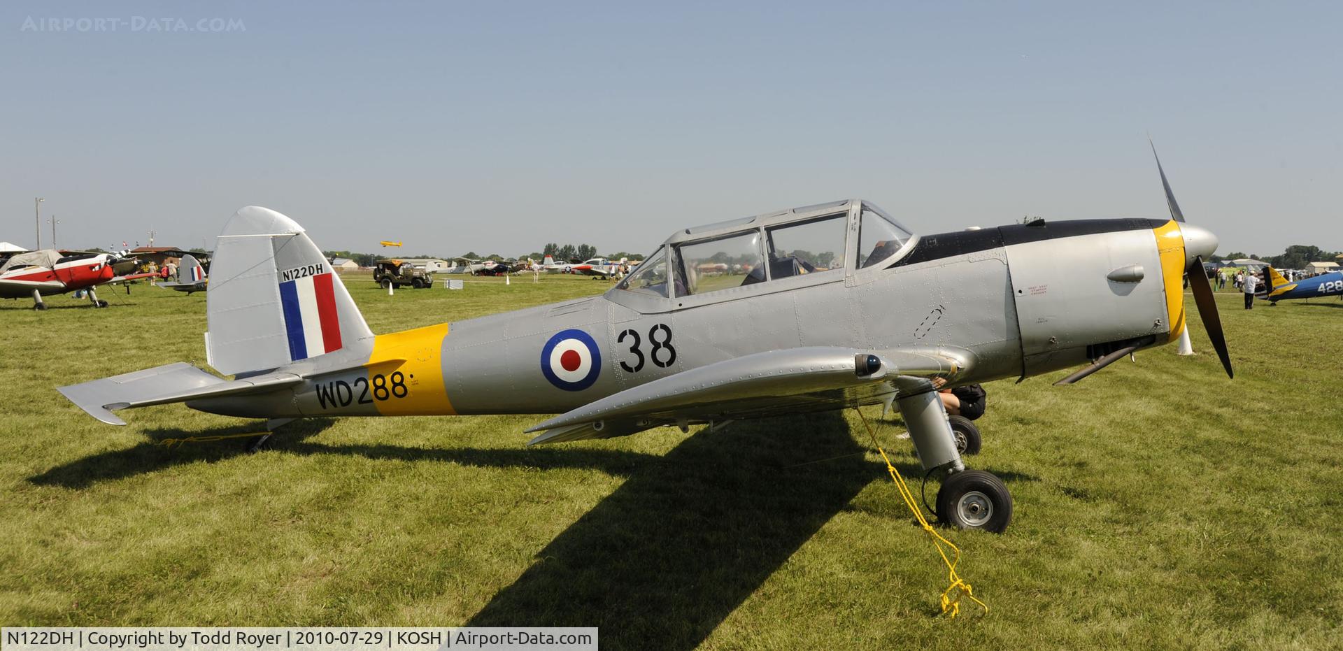 N122DH, 1950 De Havilland DHC-1 Chipmunk 22 C/N C1/0227, EAA AIRVENTURE 2010