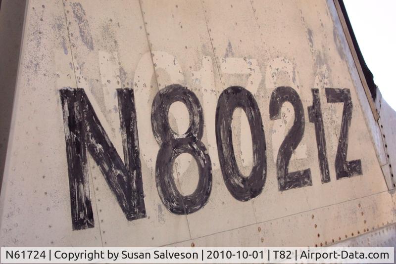 N61724, 1944 Douglas DC3C C/N 20444, Showing original registration no. painted over with current.