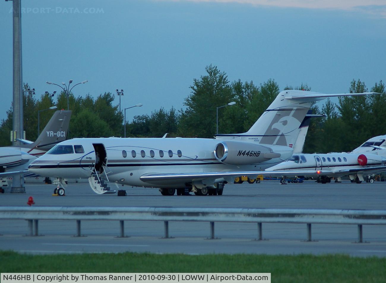 N446HB, 2010 Hawker Beechcraft 4000 C/N RC-46, Hawker 4000