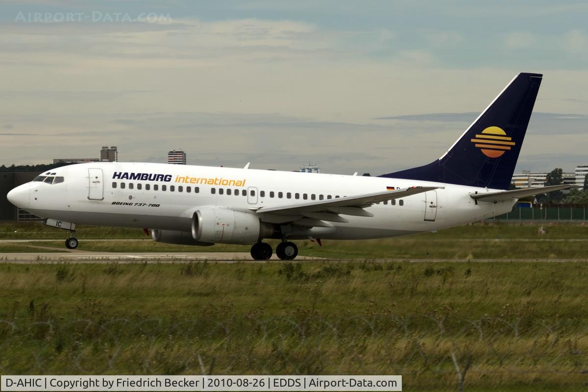D-AHIC, 2001 Boeing 737-7BK C/N 30617, departure from Stuttgart