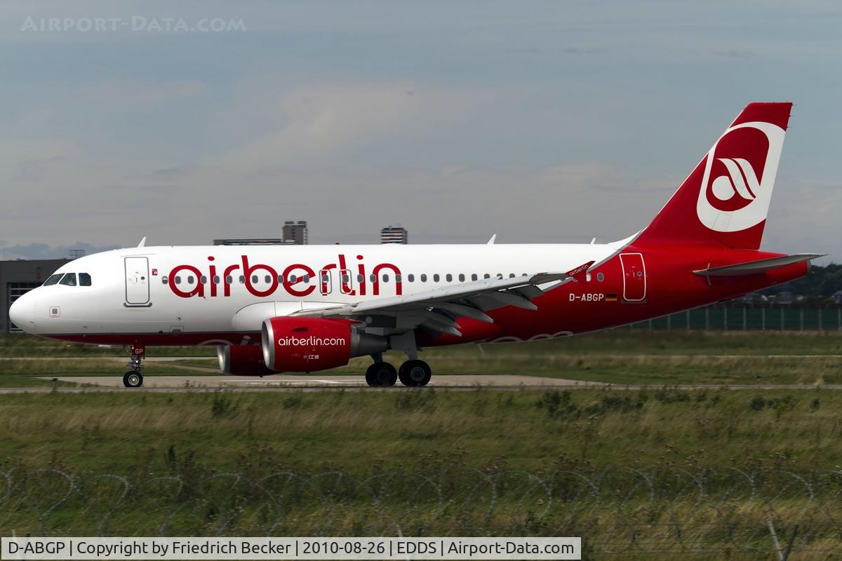 D-ABGP, 2008 Airbus A319-112 C/N 3728, decelerating after touchdown
