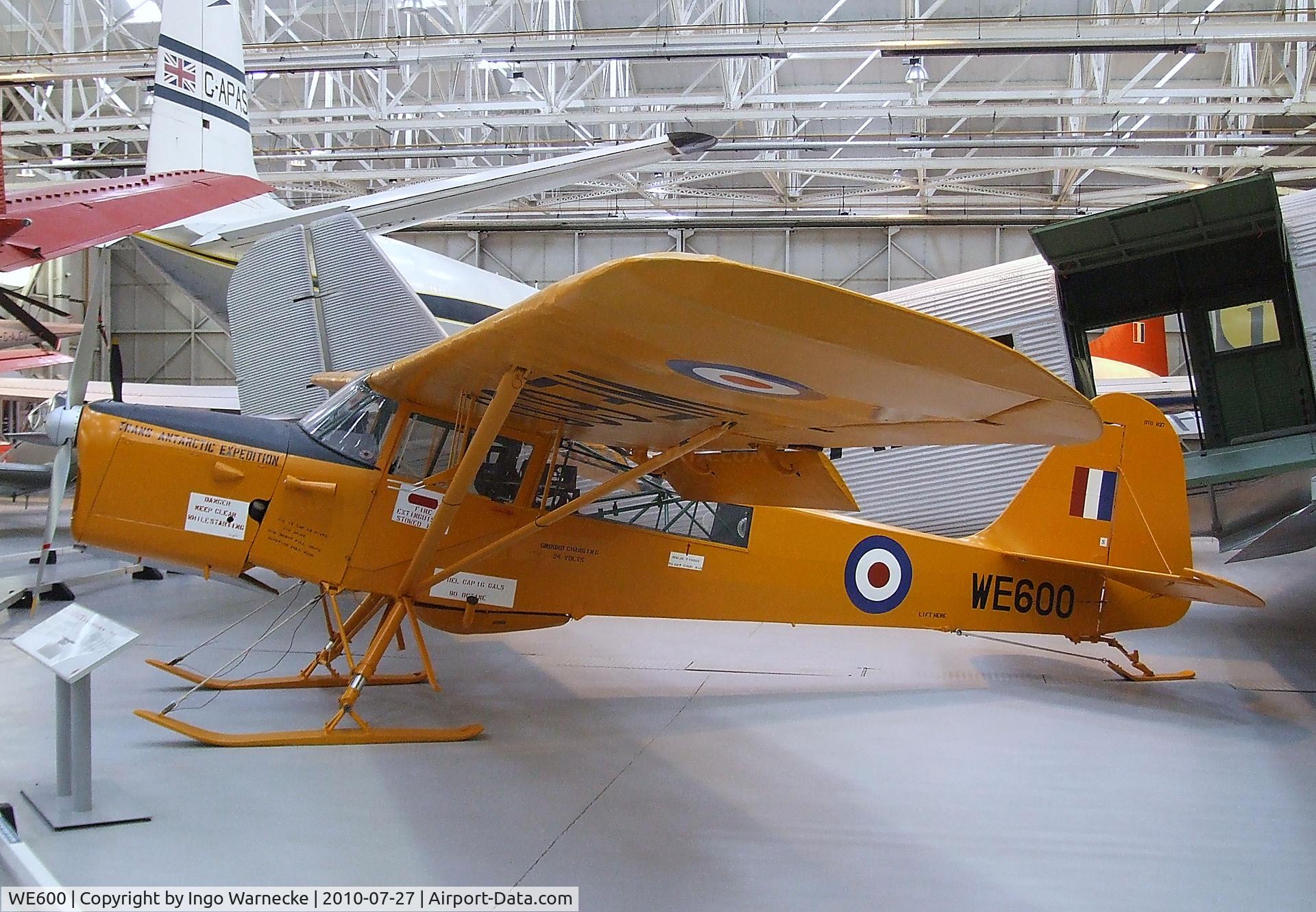 WE600, Auster C-4 Auster T7 Antarctic C/N Not found WE600, Auster C-4 / T7 Antarctic at the RAF Museum, Cosford