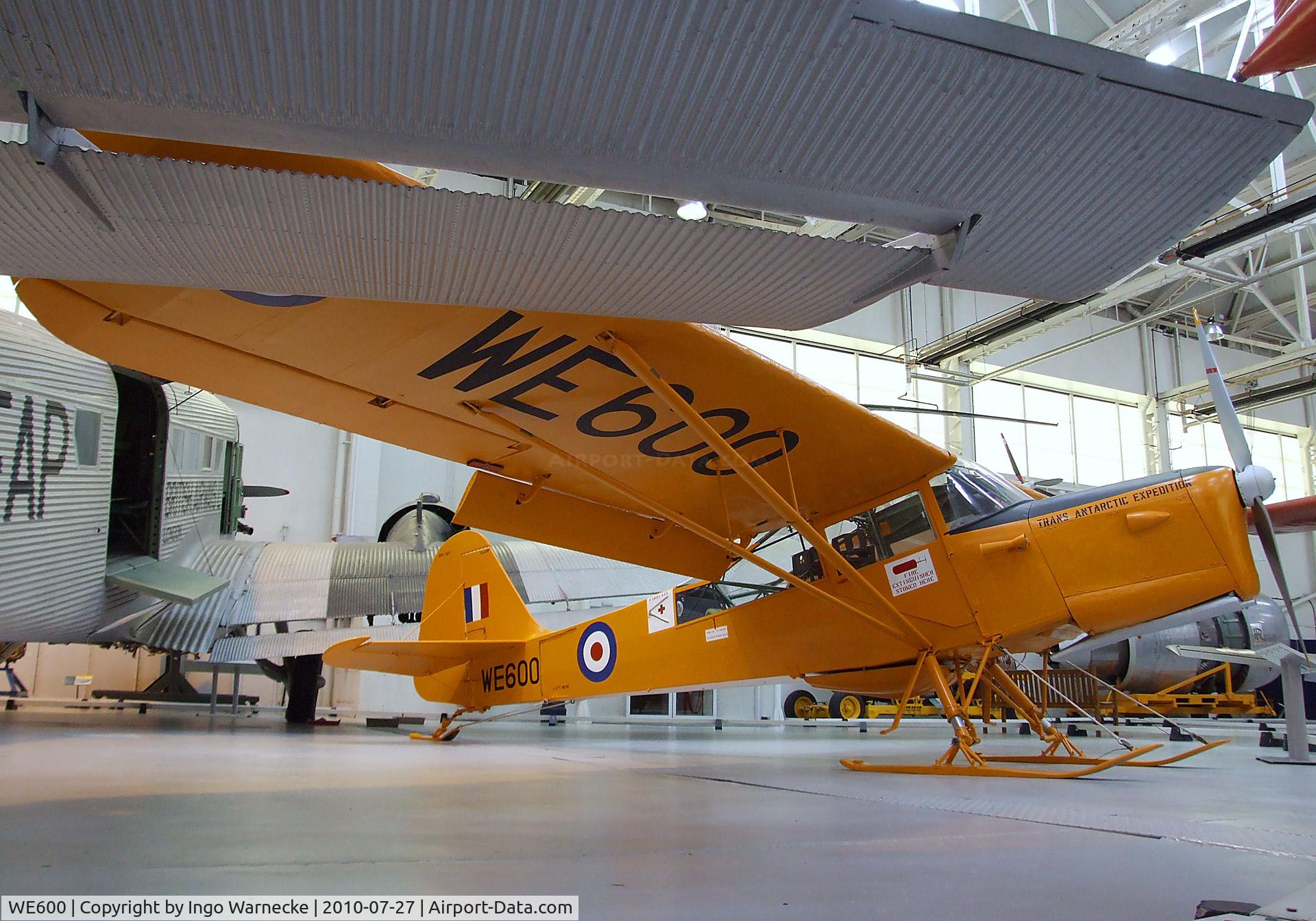 WE600, Auster C-4 Auster T7 Antarctic C/N Not found WE600, Auster C-4 / T7 Antarctic at the RAF Museum, Cosford