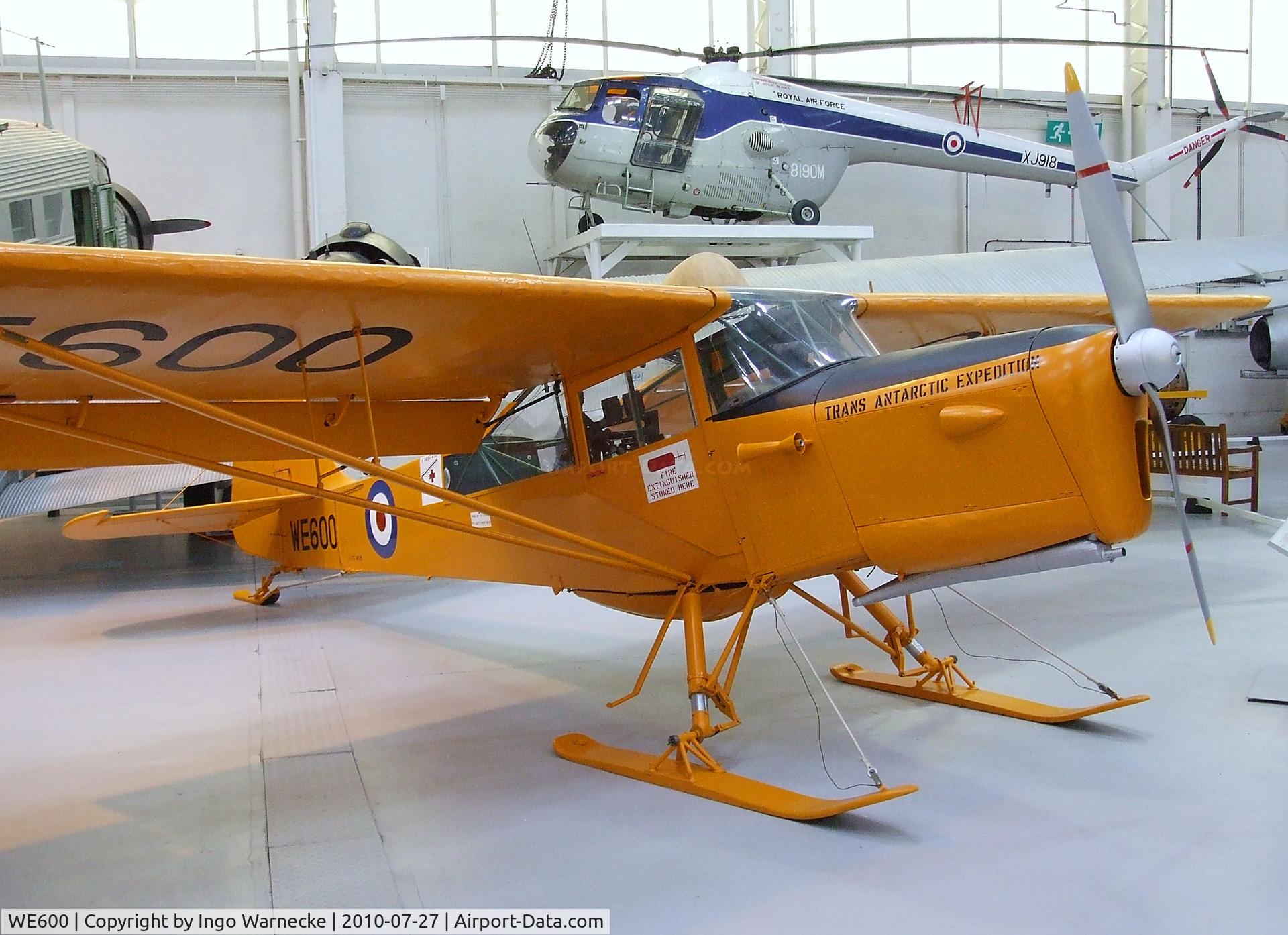 WE600, Auster C-4 Auster T7 Antarctic C/N Not found WE600, Auster C-4 / T7 Antarctic at the RAF Museum, Cosford