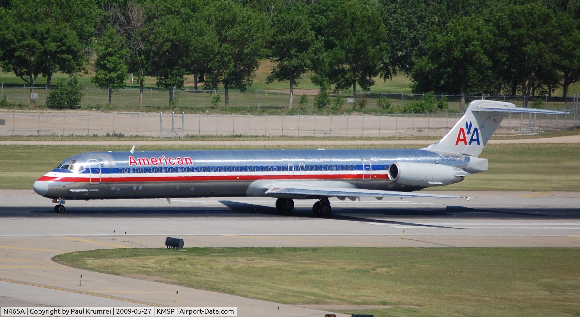 N465A, 1988 McDonnell Douglas MD-82 (DC-9-82) C/N 49595, KMSP