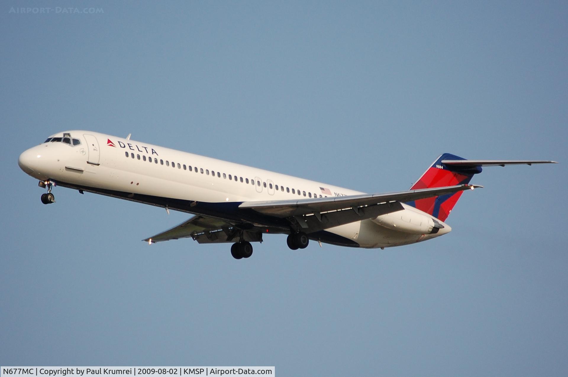 N677MC, 1977 McDonnell Douglas DC-9-51 C/N 47756, KMSP