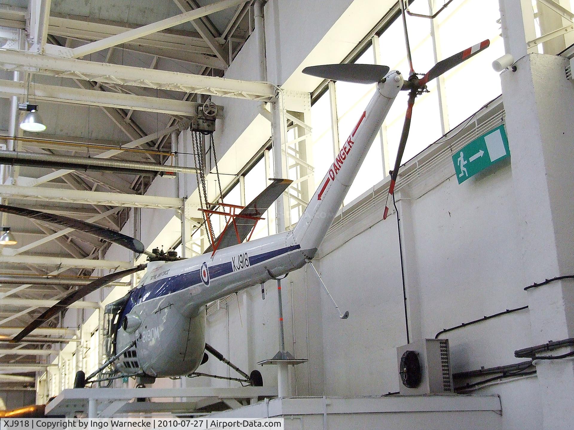 XJ918, Bristol 171 Sycamore HR.14 C/N 13414, Bristol 171 Sycamore HR14 at the RAF Museum, Cosford
