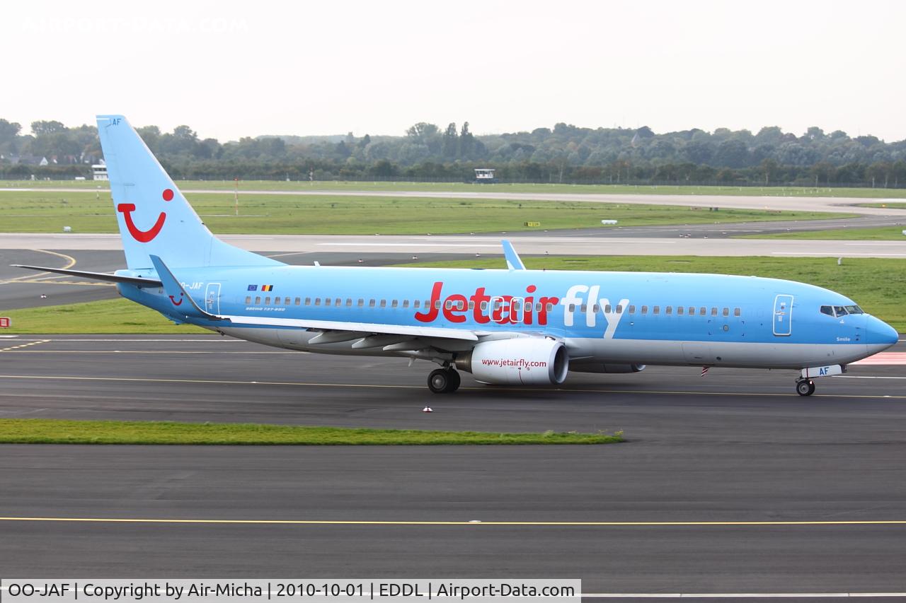 OO-JAF, 2007 Boeing 737-8K5 C/N 35133, Jetairfly, Boeing 737-8K5, CN: 35133/2313, Aircraft Name: Smile