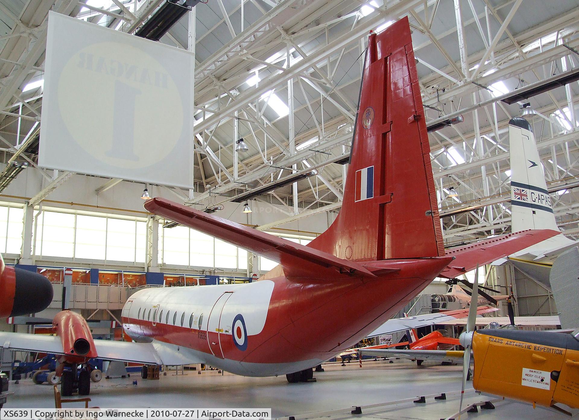 XS639, 1967 Hawker Siddeley HS-780 Andover E3A C/N Set23/BN23, Hawker Siddeley (BAe) Andover E3A at the RAF Museum, Cosford