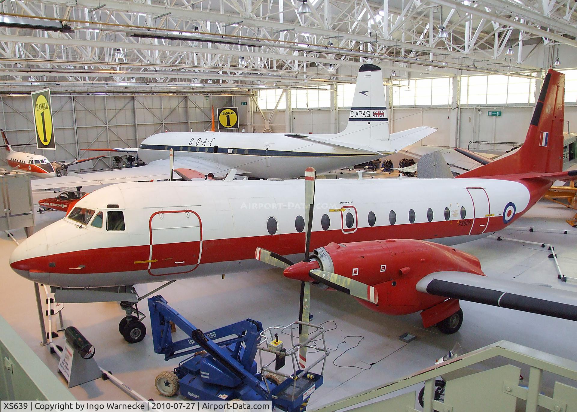 XS639, 1967 Hawker Siddeley HS-780 Andover E3A C/N Set23/BN23, Hawker Siddeley (BAe) Andover E3A at the RAF Museum, Cosford