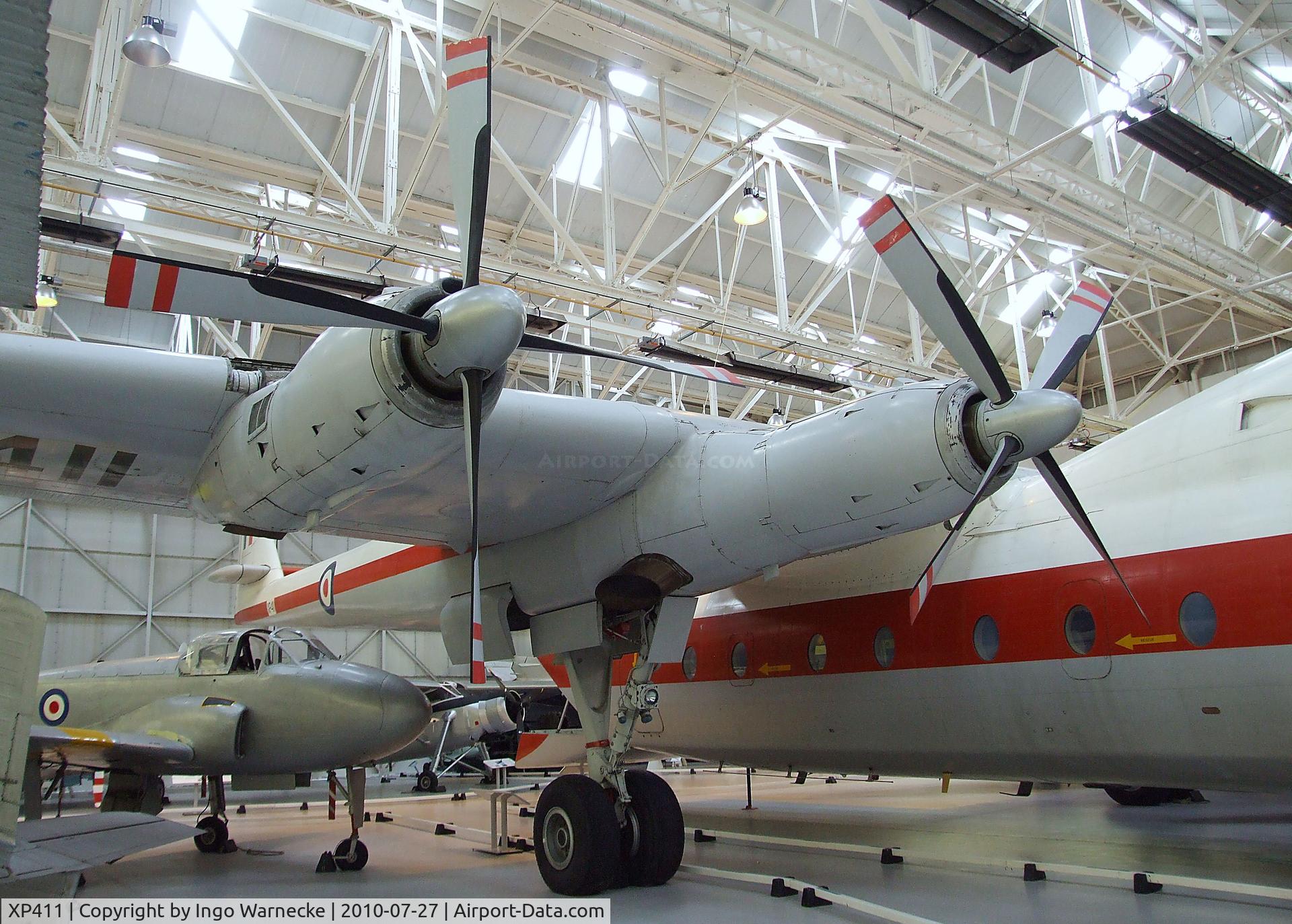 XP411, 1962 Armstrong Whitworth AW-660 Argosy C.1 C/N 6766, Armstrong Whitworth AW.660 Argosy T1 at the RAF Museum, Cosford