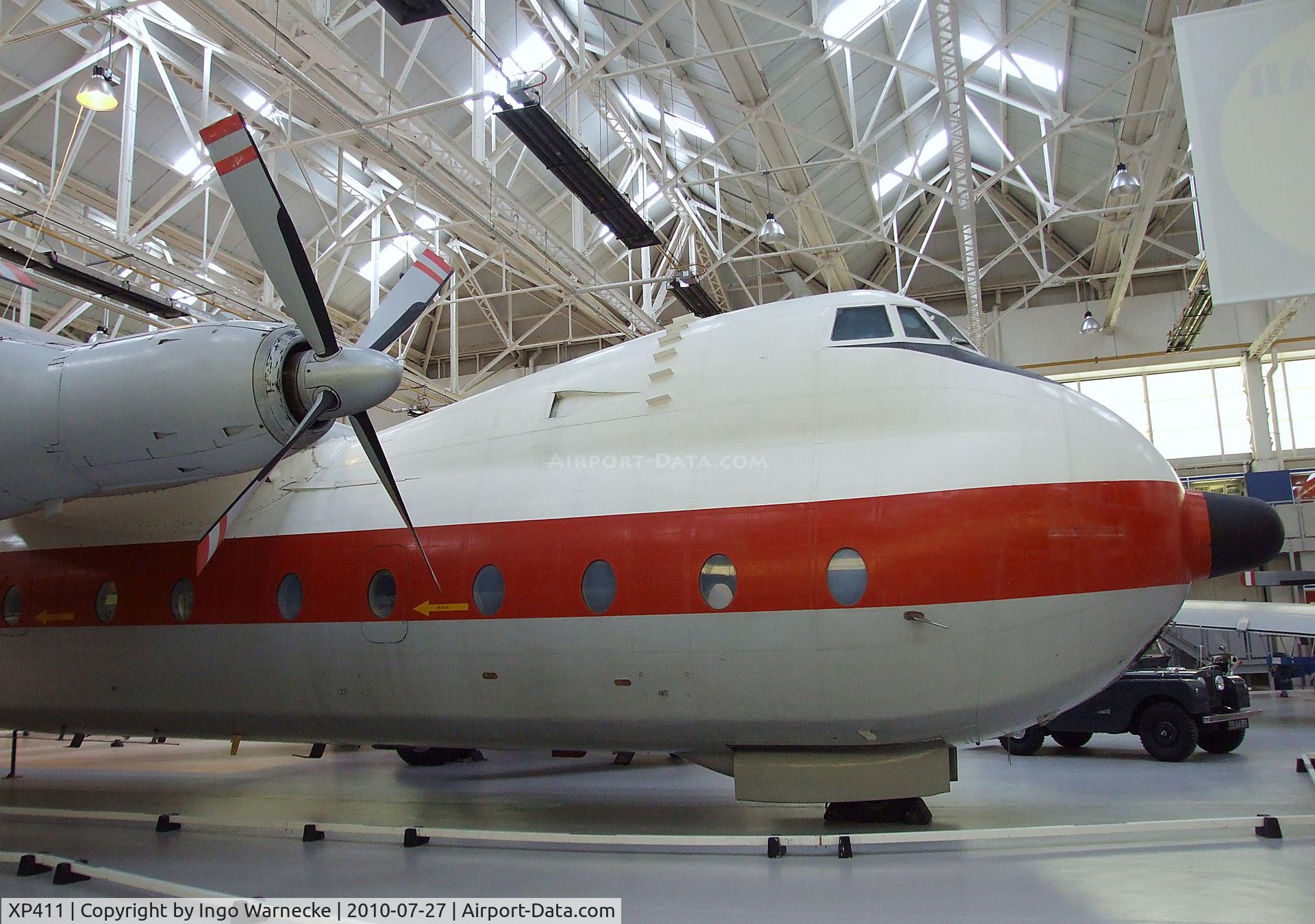 XP411, 1962 Armstrong Whitworth AW-660 Argosy C.1 C/N 6766, Armstrong Whitworth AW.660 Argosy T1 at the RAF Museum, Cosford