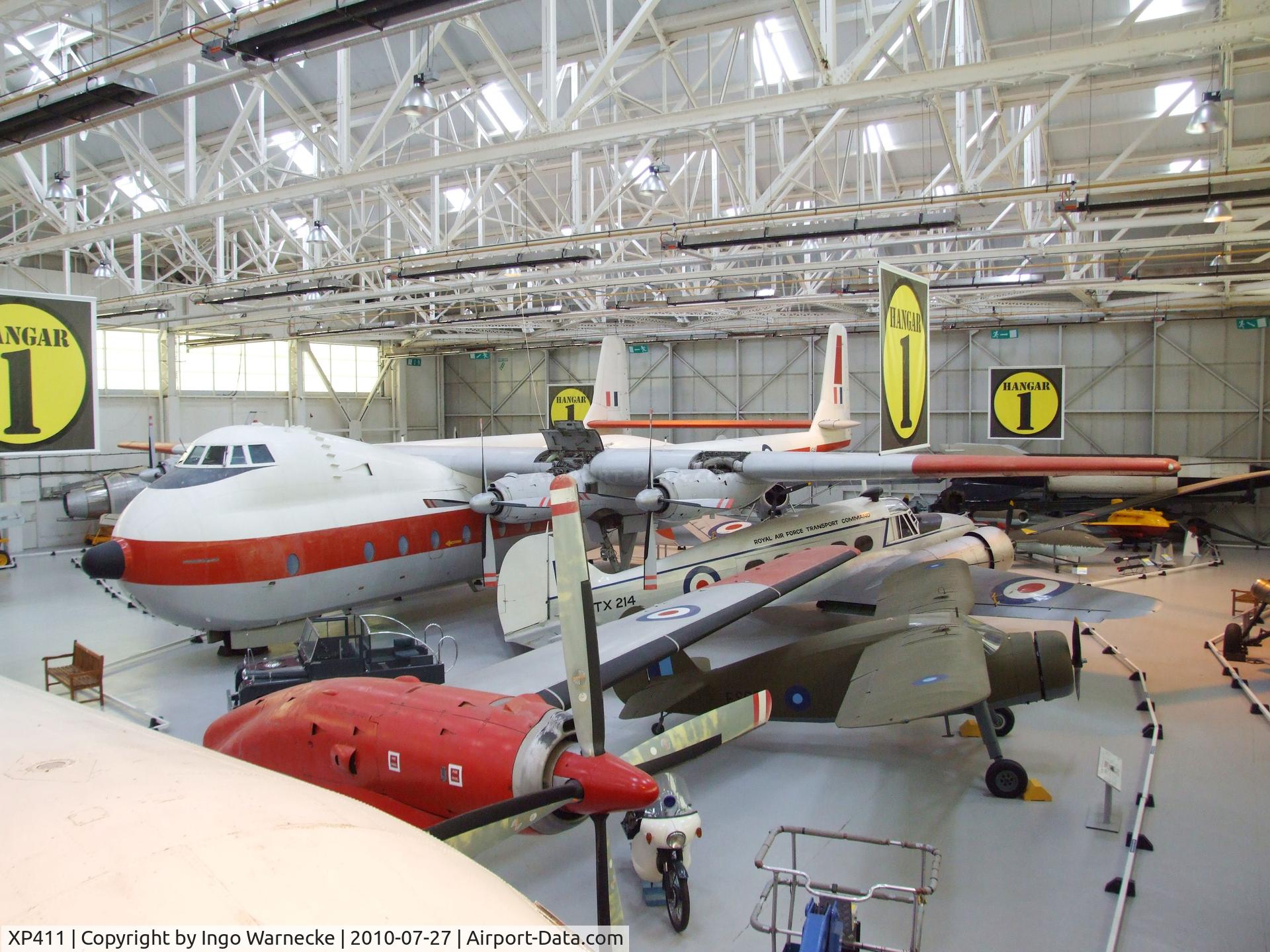 XP411, 1962 Armstrong Whitworth AW-660 Argosy C.1 C/N 6766, Armstrong Whitworth AW.660 Argosy T1 at the RAF Museum, Cosford
