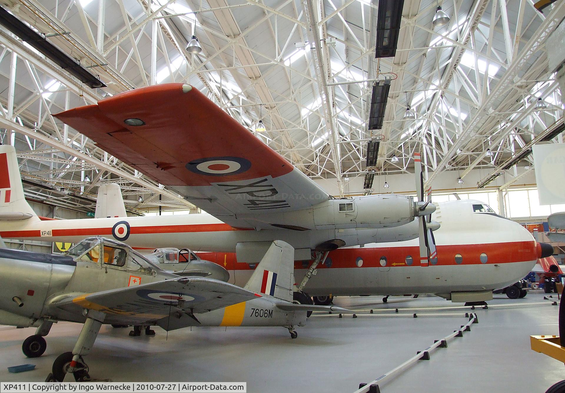 XP411, 1962 Armstrong Whitworth AW-660 Argosy C.1 C/N 6766, Armstrong Whitworth AW.660 Argosy T1 at the RAF Museum, Cosford