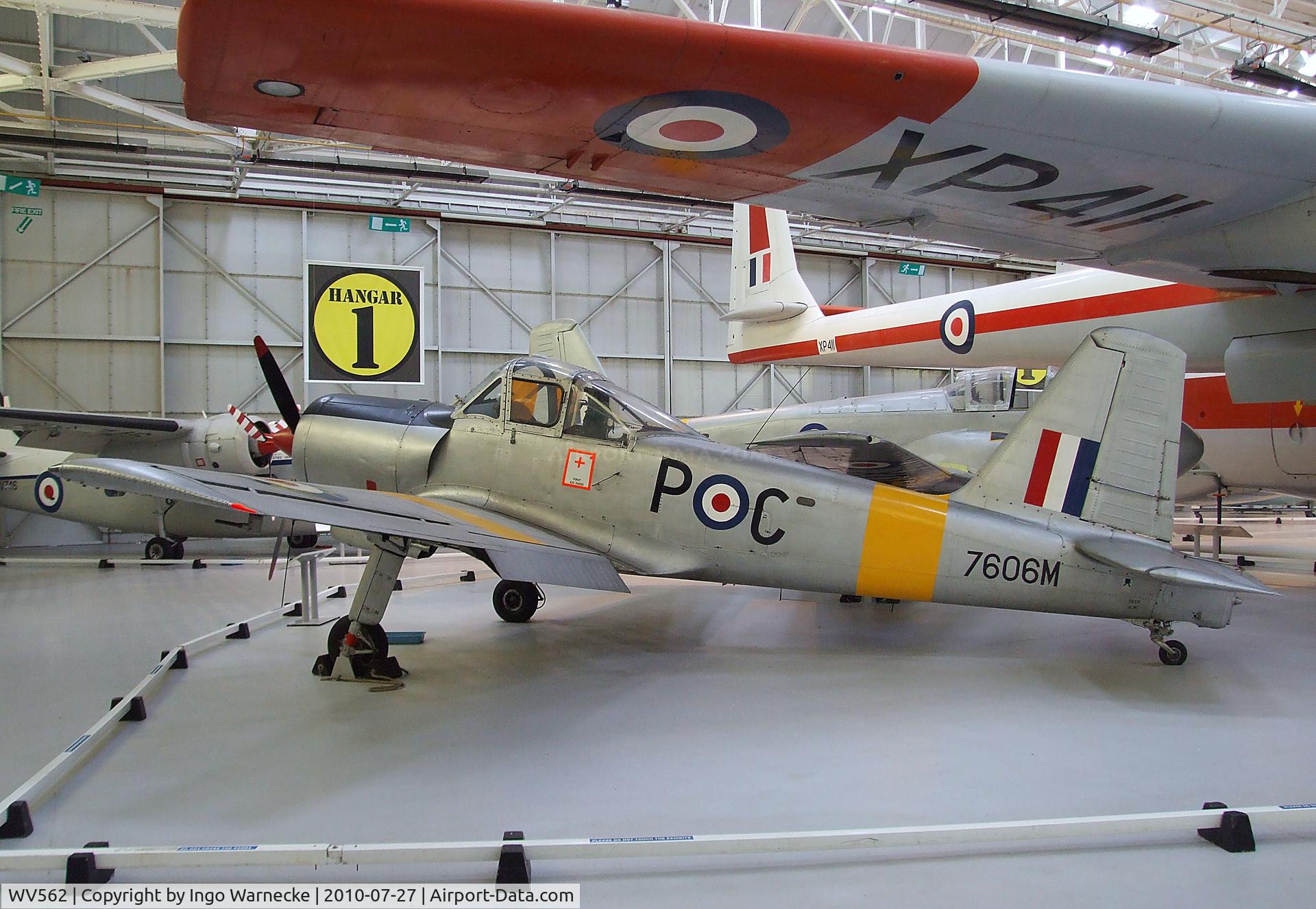 WV562, Percival P-56 Provost T.1 C/N PAC/56/108, Percival P.56 Provost T1 at the RAF Museum, Cosford
