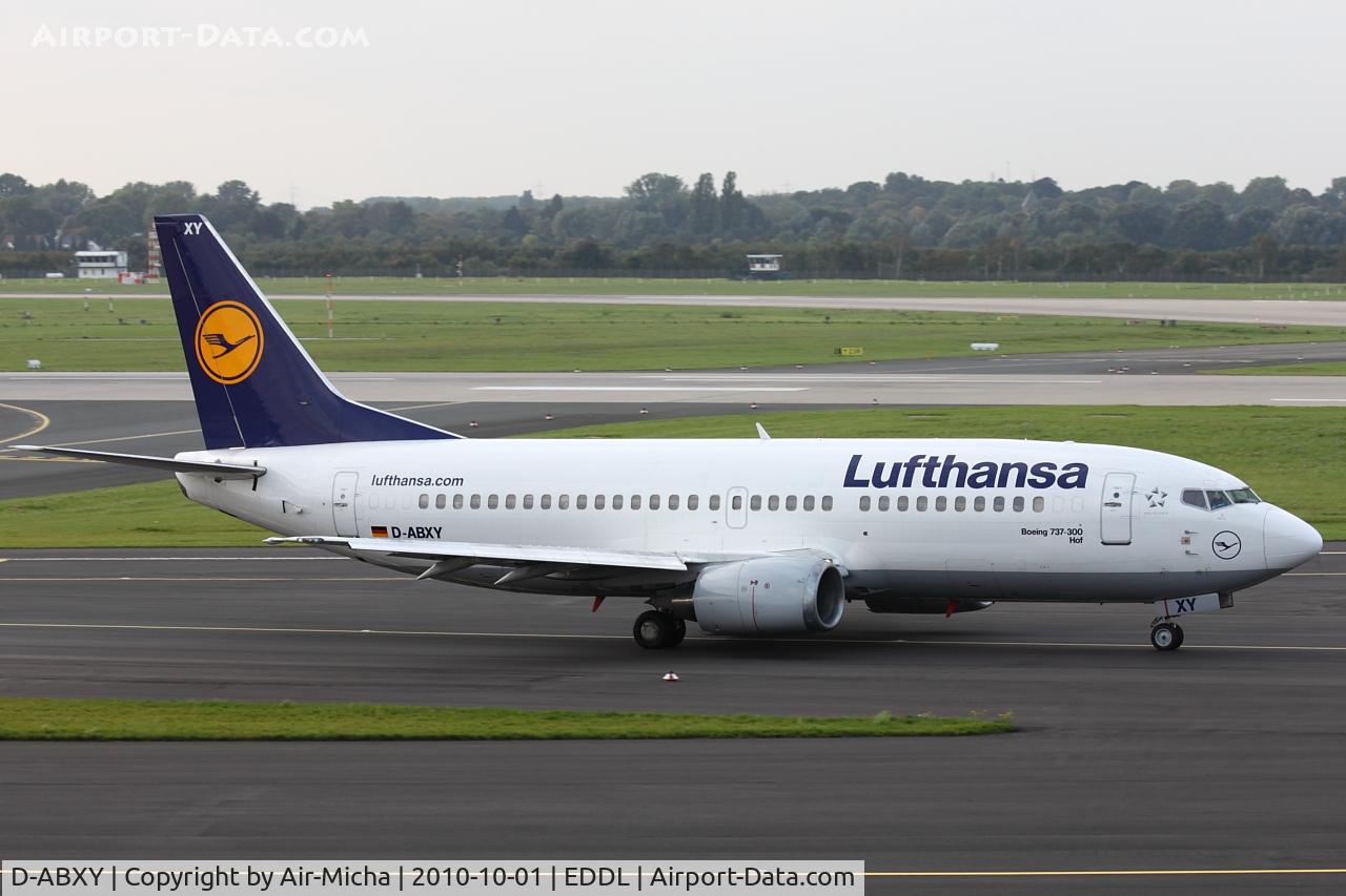 D-ABXY, 1989 Boeing 737-330 C/N 24563, Lufthansa, Boeing 737-330, CN: 24563/1801, Aircraft Name: Hof